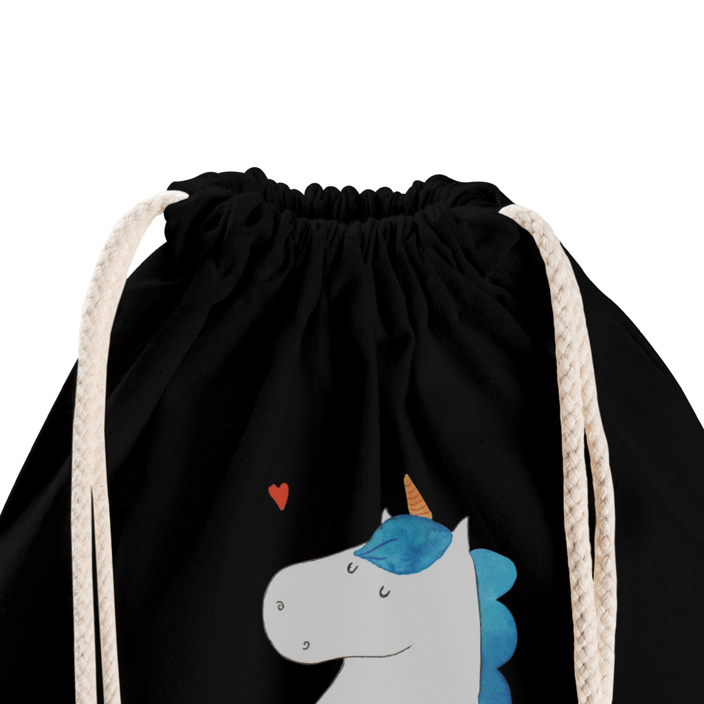 Sportbeutel Einhorn Spaziergang Turnbeutel, Beutel, Sporttasche, Tasche, Stoffbeutel, Einhorn, Einhörner, Einhorn Deko, Pegasus, Unicorn, Glitzer, Blumen, Spaziergang, Motivation, Gute Laune, Freude, Freundin, Mutter, Schwester
