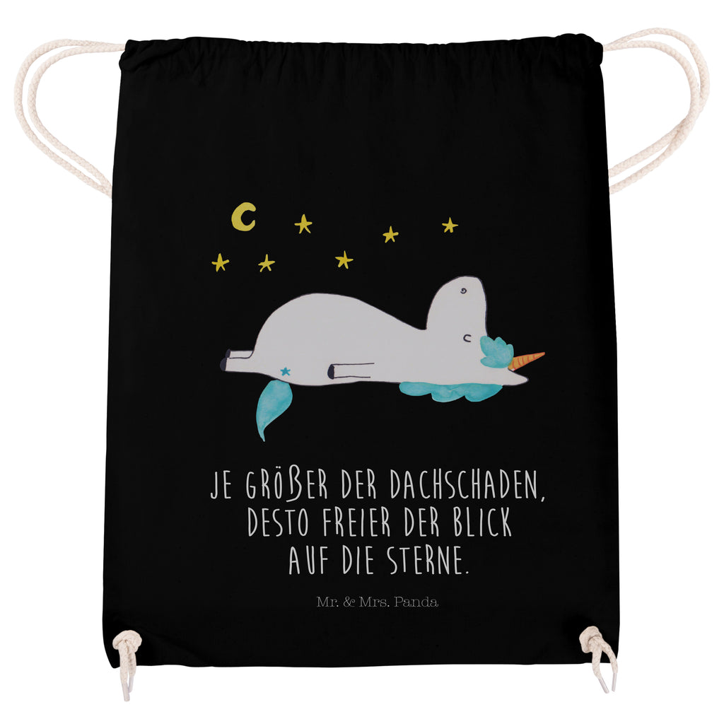 Sportbeutel Einhorn Sternenhimmel Turnbeutel, Beutel, Sporttasche, Tasche, Stoffbeutel, Einhorn, Einhörner, Einhorn Deko, Pegasus, Unicorn, Sterne, Dachschaden, Verrückt, Sternenhimmel