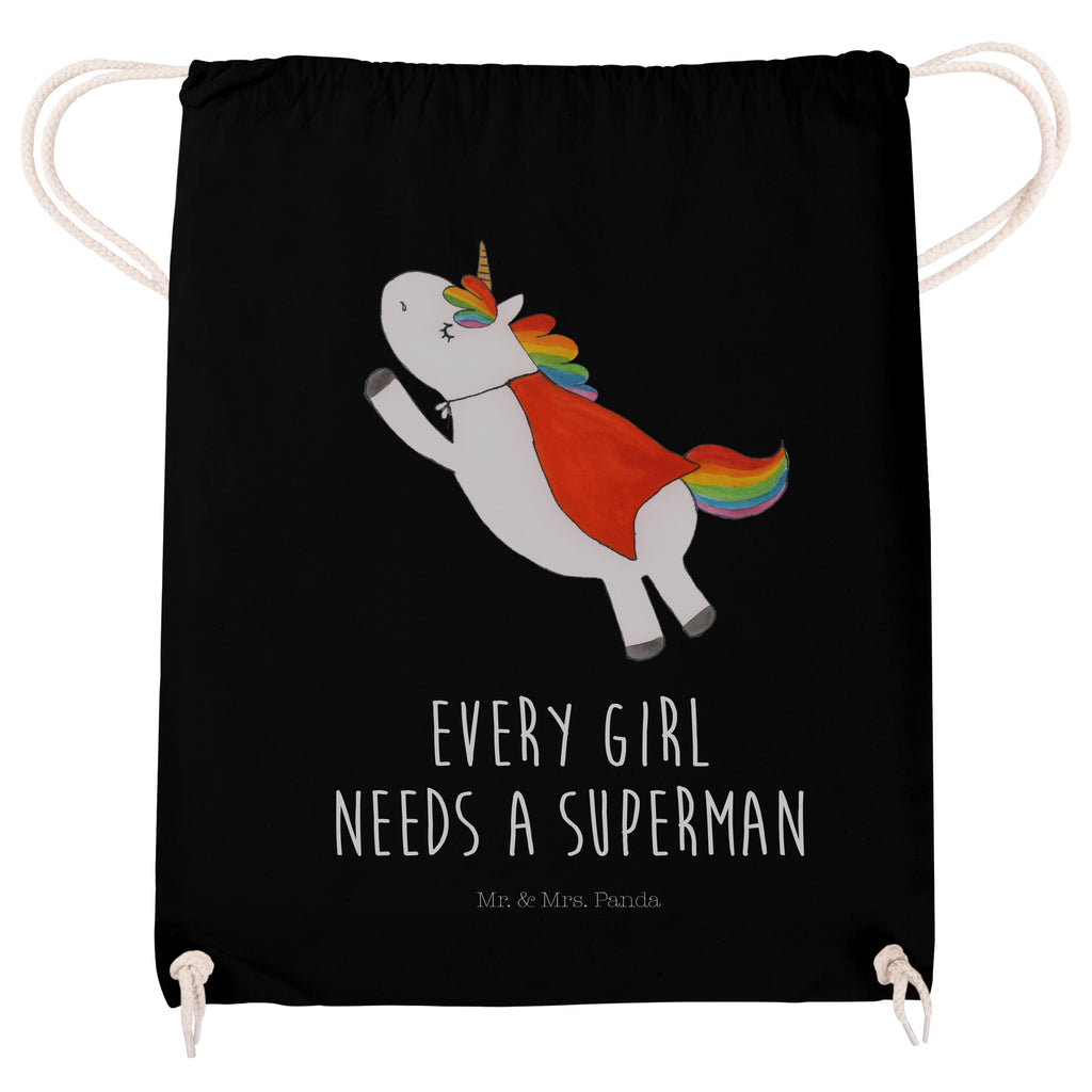 Sportbeutel Einhorn Super Turnbeutel, Beutel, Sporttasche, Tasche, Stoffbeutel, Einhorn, Einhörner, Einhorn Deko, Pegasus, Unicorn, Traummann, Superheld, Held, Freundin, Geschenk, Girl, Mädchen