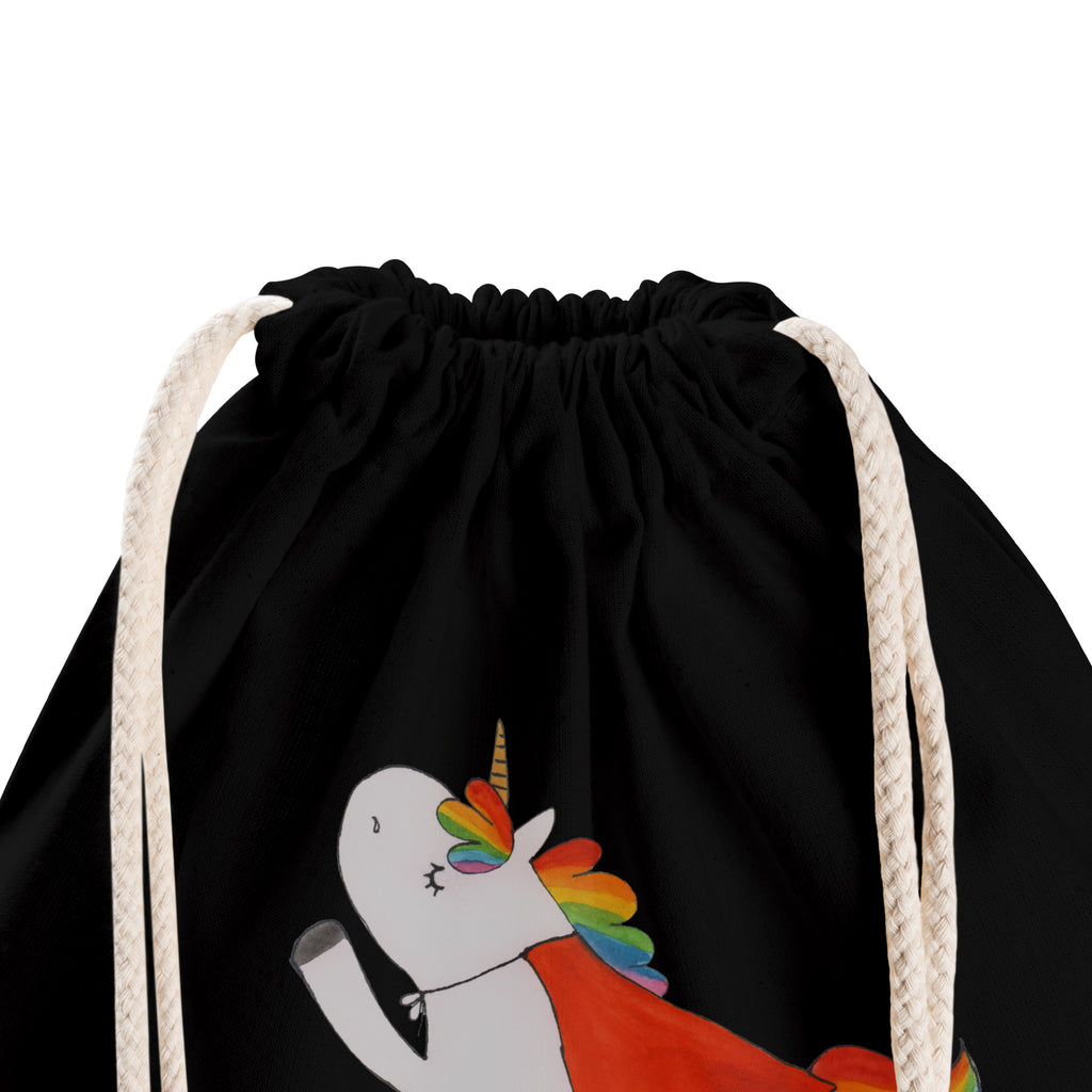 Sportbeutel Einhorn Super Turnbeutel, Beutel, Sporttasche, Tasche, Stoffbeutel, Einhorn, Einhörner, Einhorn Deko, Pegasus, Unicorn, Traummann, Superheld, Held, Freundin, Geschenk, Girl, Mädchen