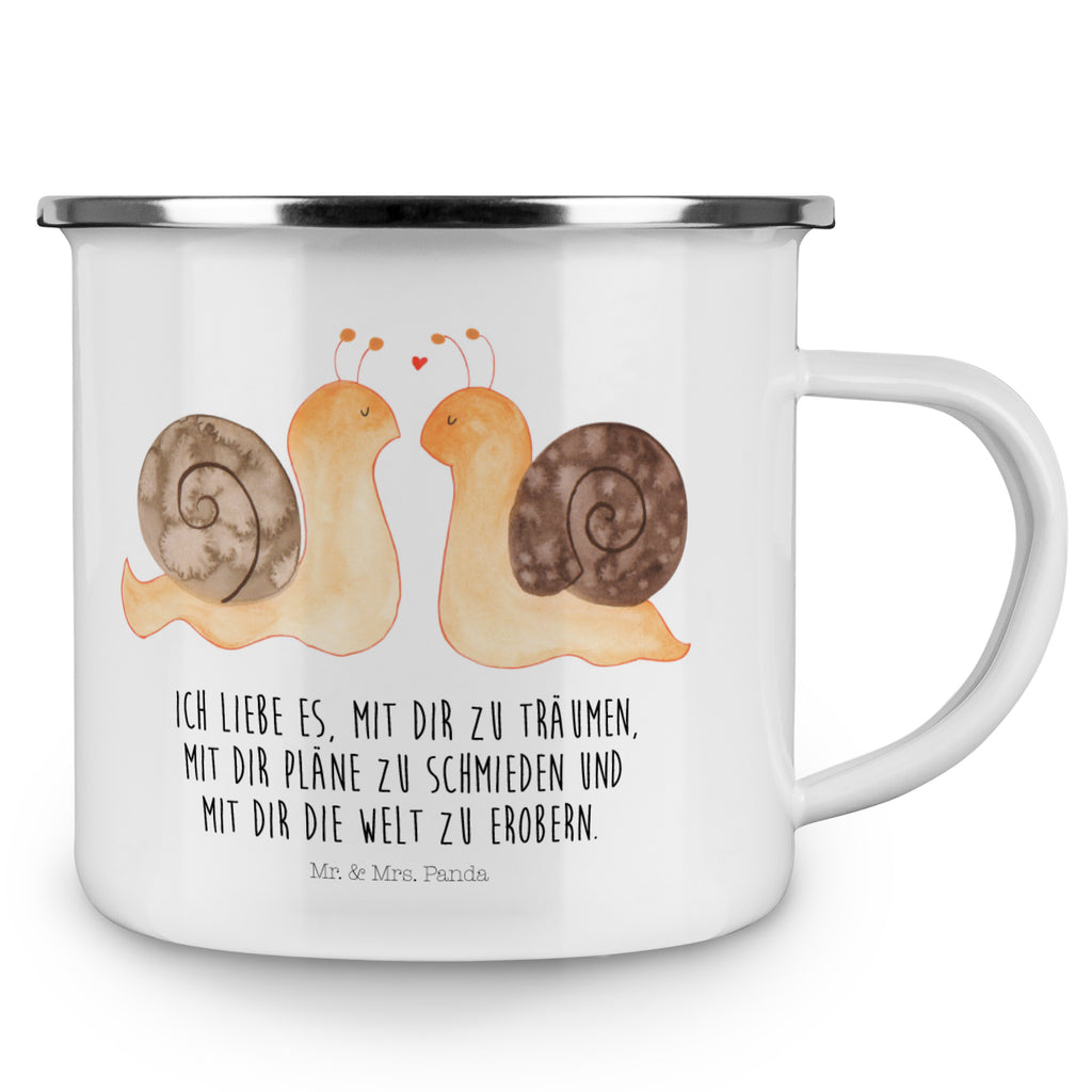 Camping Emaille Tasse Schnecken Liebe Campingtasse, Trinkbecher, Metalltasse, Outdoor Tasse, Emaille Trinkbecher, Blechtasse Outdoor, Emaille Campingbecher, Edelstahl Trinkbecher, Metalltasse für Camping, Kaffee Blechtasse, Camping Tasse Metall, Liebe, Partner, Freund, Freundin, Ehemann, Ehefrau, Heiraten, Verlobung, Heiratsantrag, Liebesgeschenk, Jahrestag, Hocheitstag