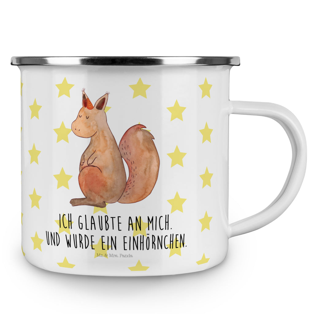 Camping Emaille Tasse Einhörnchen Glaube Campingtasse, Trinkbecher, Metalltasse, Outdoor Tasse, Emaille Trinkbecher, Blechtasse Outdoor, Emaille Campingbecher, Edelstahl Trinkbecher, Metalltasse für Camping, Kaffee Blechtasse, Camping Tasse Metall, Einhorn, Einhörner, Einhorn Deko, Pegasus, Unicorn, Einhörnchen, Eichhörnchen, Eichhorn
