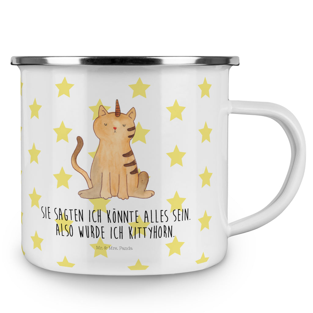 Camping Emaille Tasse Einhorn Katze Campingtasse, Trinkbecher, Metalltasse, Outdoor Tasse, Emaille Trinkbecher, Blechtasse Outdoor, Emaille Campingbecher, Edelstahl Trinkbecher, Metalltasse für Camping, Kaffee Blechtasse, Camping Tasse Metall, Einhorn, Einhörner, Einhorn Deko, Pegasus, Unicorn, Katzer, Mieze, Regenbogen, Glitzer, Einhornpower, Erwachsenwerden, Katze, Katzenhorn, Einhornkatze, Kittyhorn