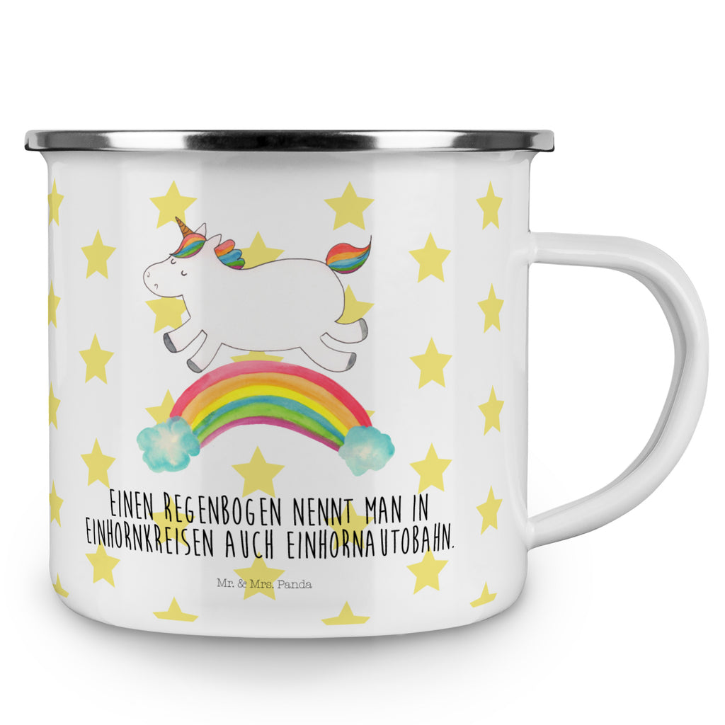Camping Emaille Tasse Einhorn Regenbogen Campingtasse, Trinkbecher, Metalltasse, Outdoor Tasse, Emaille Trinkbecher, Blechtasse Outdoor, Emaille Campingbecher, Edelstahl Trinkbecher, Metalltasse für Camping, Kaffee Blechtasse, Camping Tasse Metall, Einhorn, Einhörner, Einhorn Deko, Pegasus, Unicorn, Regenbogen, Glitzer, Einhornpower, Erwachsenwerden, Einhornautobahn