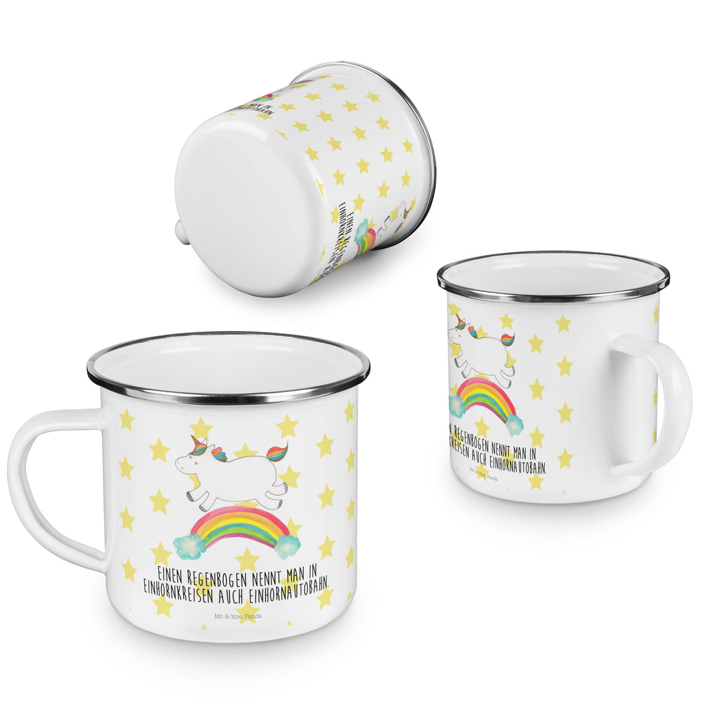 Camping Emaille Tasse Einhorn Regenbogen Campingtasse, Trinkbecher, Metalltasse, Outdoor Tasse, Emaille Trinkbecher, Blechtasse Outdoor, Emaille Campingbecher, Edelstahl Trinkbecher, Metalltasse für Camping, Kaffee Blechtasse, Camping Tasse Metall, Einhorn, Einhörner, Einhorn Deko, Pegasus, Unicorn, Regenbogen, Glitzer, Einhornpower, Erwachsenwerden, Einhornautobahn