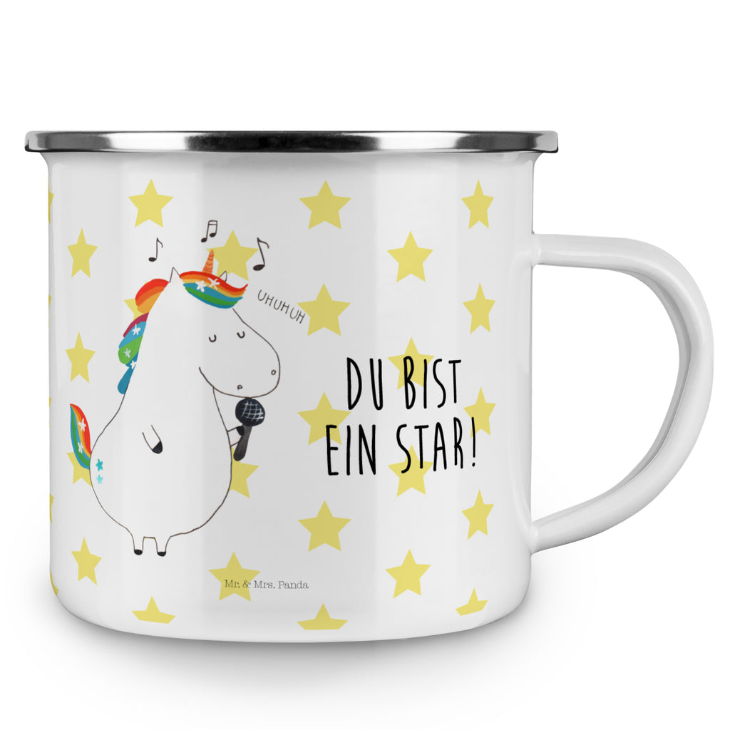 Camping Emaille Tasse Einhorn Sänger Campingtasse, Trinkbecher, Metalltasse, Outdoor Tasse, Emaille Trinkbecher, Blechtasse Outdoor, Emaille Campingbecher, Edelstahl Trinkbecher, Metalltasse für Camping, Kaffee Blechtasse, Camping Tasse Metall, Einhorn, Einhörner, Einhorn Deko, Pegasus, Unicorn, Glitzer, Konfetti, Party, Geburtstag, Feier, Fest, Disco, Sängerin, Sänger, Freundin