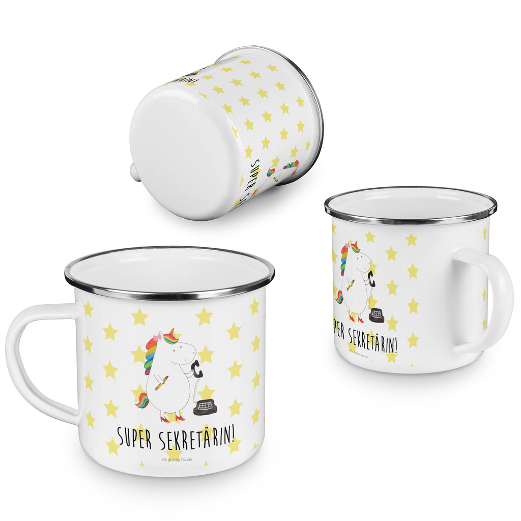 Camping Emaille Tasse Einhorn Sekretärin Campingtasse, Trinkbecher, Metalltasse, Outdoor Tasse, Emaille Trinkbecher, Blechtasse Outdoor, Emaille Campingbecher, Edelstahl Trinkbecher, Metalltasse für Camping, Kaffee Blechtasse, Camping Tasse Metall, Einhorn, Einhörner, Einhorn Deko, Pegasus, Unicorn, Sekretärin, Büro, Rechtsanwältin, Rechtsanwaltsgehilfin, Steuerbüro, Steuerkanzlei, Bürokraft, Bürohilfe