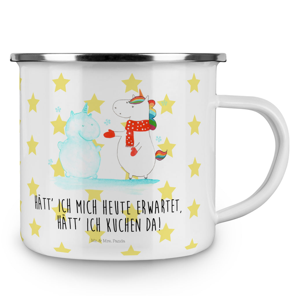 Camping Emaille Tasse Einhorn Schneemann Campingtasse, Trinkbecher, Metalltasse, Outdoor Tasse, Emaille Trinkbecher, Blechtasse Outdoor, Emaille Campingbecher, Edelstahl Trinkbecher, Metalltasse für Camping, Kaffee Blechtasse, Camping Tasse Metall, Einhorn, Einhörner, Einhorn Deko, Pegasus, Unicorn, Schneemann, Winter, Schnee, Kuchen, Weihnachten, kalt, Mütze, Handschuhe, X-Mas