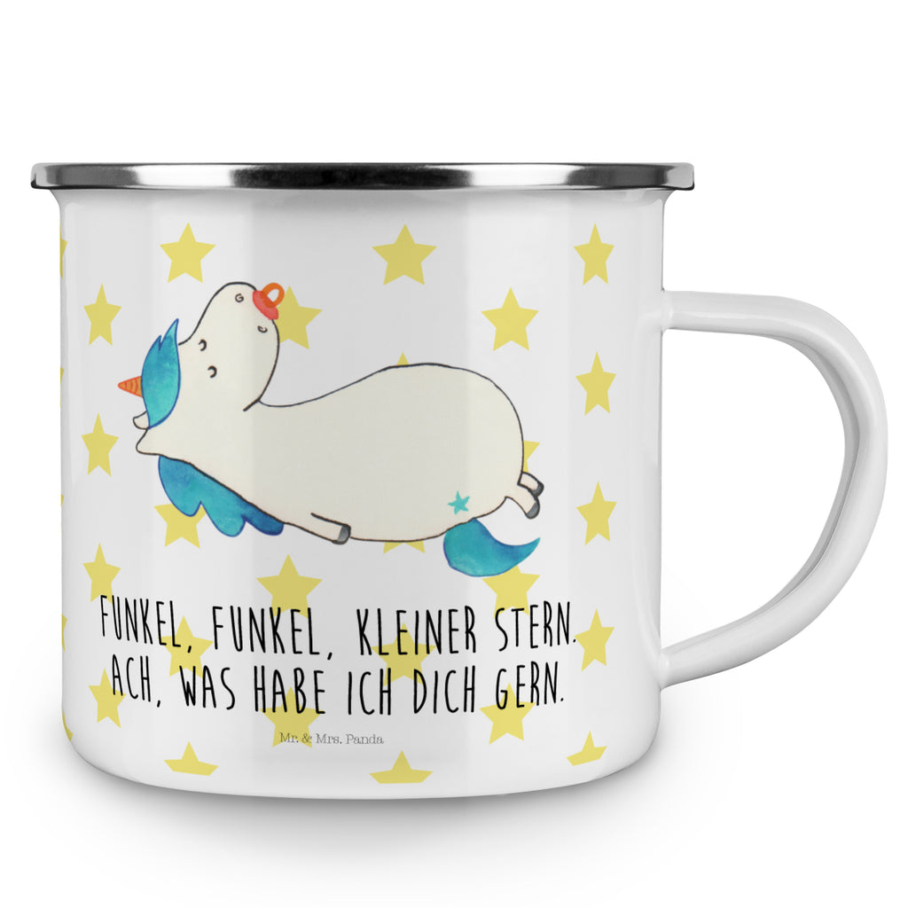 Camping Emaille Tasse Einhorn Schnullie Campingtasse, Trinkbecher, Metalltasse, Outdoor Tasse, Emaille Trinkbecher, Blechtasse Outdoor, Emaille Campingbecher, Edelstahl Trinkbecher, Metalltasse für Camping, Kaffee Blechtasse, Camping Tasse Metall, Einhorn, Einhörner, Einhorn Deko, Pegasus, Unicorn, Baby, Kleinkind, Geburt, Geburtstag, Säugling, Schnuller, Geschenk Geburt, Mutter, Mama