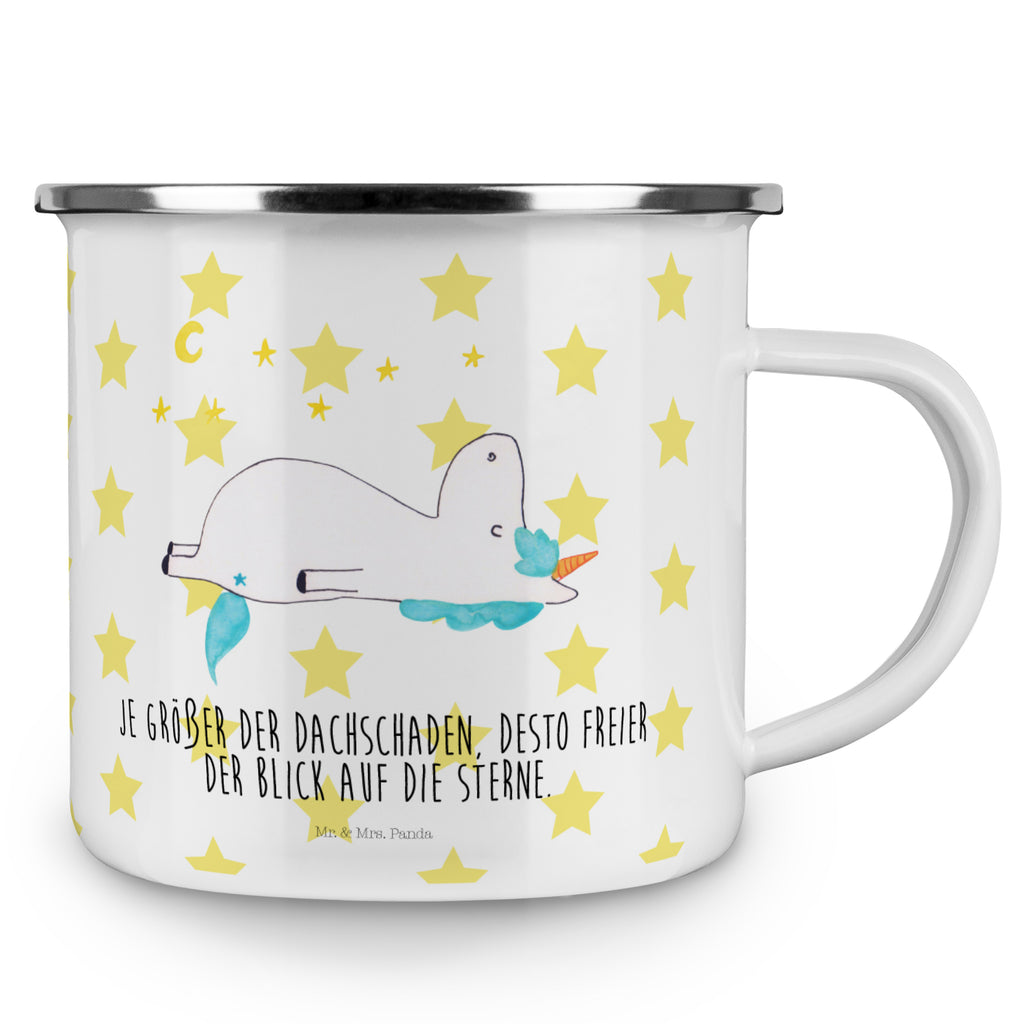 Camping Emaille Tasse Einhorn Sternenhimmel Campingtasse, Trinkbecher, Metalltasse, Outdoor Tasse, Emaille Trinkbecher, Blechtasse Outdoor, Emaille Campingbecher, Edelstahl Trinkbecher, Metalltasse für Camping, Kaffee Blechtasse, Camping Tasse Metall, Einhorn, Einhörner, Einhorn Deko, Pegasus, Unicorn, Sterne, Dachschaden, Verrückt, Sternenhimmel
