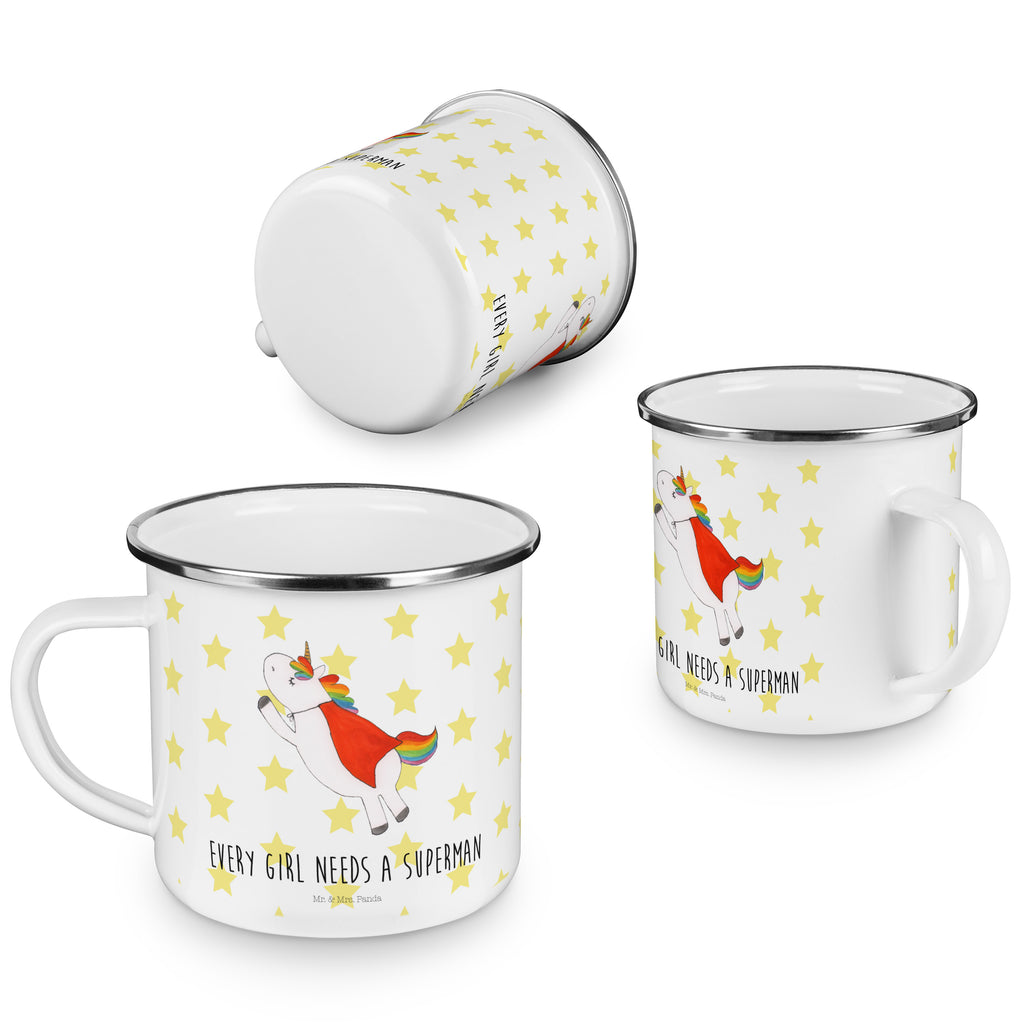 Camping Emaille Tasse Einhorn Super Campingtasse, Trinkbecher, Metalltasse, Outdoor Tasse, Emaille Trinkbecher, Blechtasse Outdoor, Emaille Campingbecher, Edelstahl Trinkbecher, Metalltasse für Camping, Kaffee Blechtasse, Camping Tasse Metall, Einhorn, Einhörner, Einhorn Deko, Pegasus, Unicorn, Traummann, Superheld, Held, Freundin, Geschenk, Girl, Mädchen
