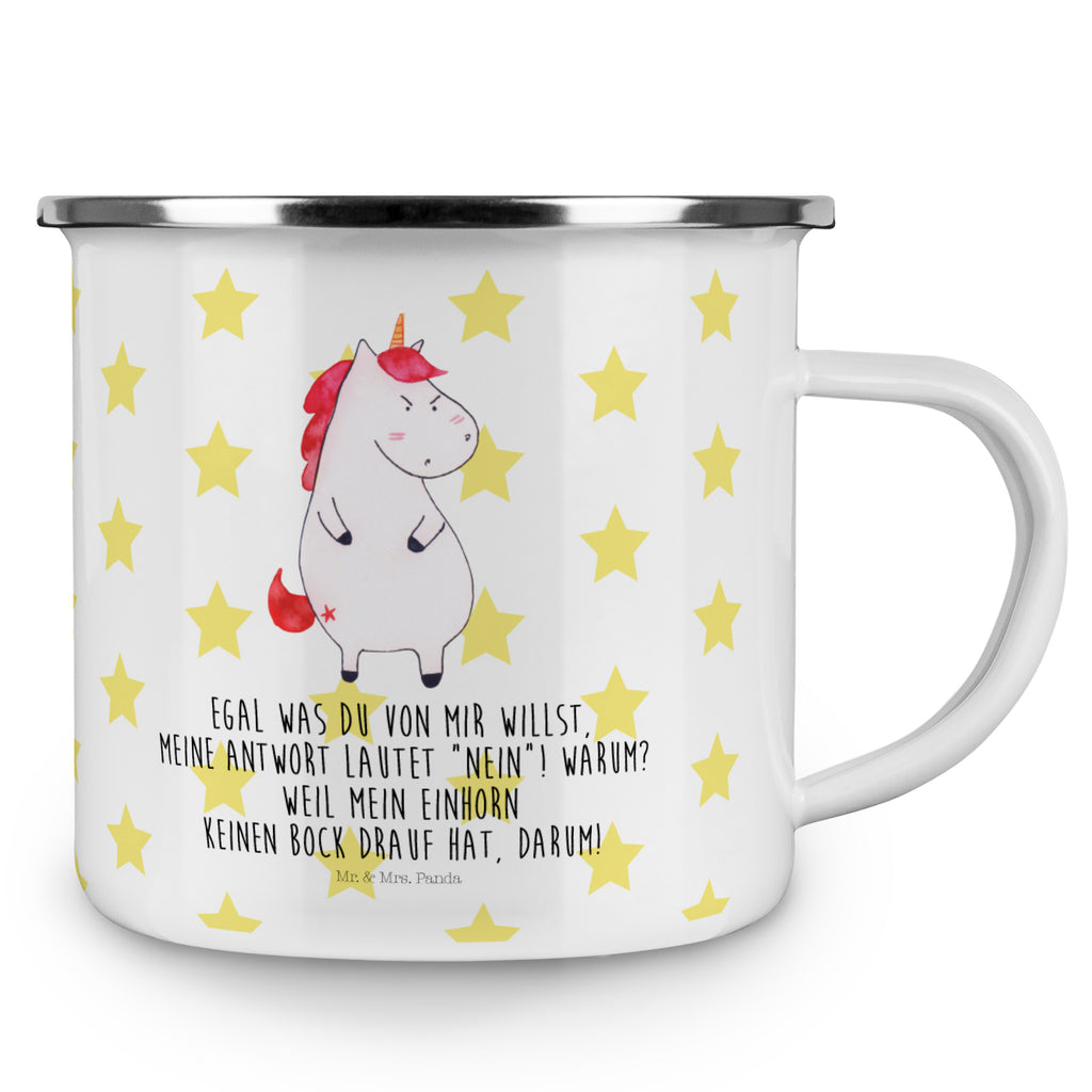 Camping Emaille Tasse Einhorn wütend Campingtasse, Trinkbecher, Metalltasse, Outdoor Tasse, Emaille Trinkbecher, Blechtasse Outdoor, Emaille Campingbecher, Edelstahl Trinkbecher, Metalltasse für Camping, Kaffee Blechtasse, Camping Tasse Metall, Einhorn, Einhörner, Einhorn Deko, Pegasus, Unicorn, Realität, Ansage, lustlos, nein, Büro, Arbeit, wütend, dumme Fragen, lustig, Spaß, Geschenk