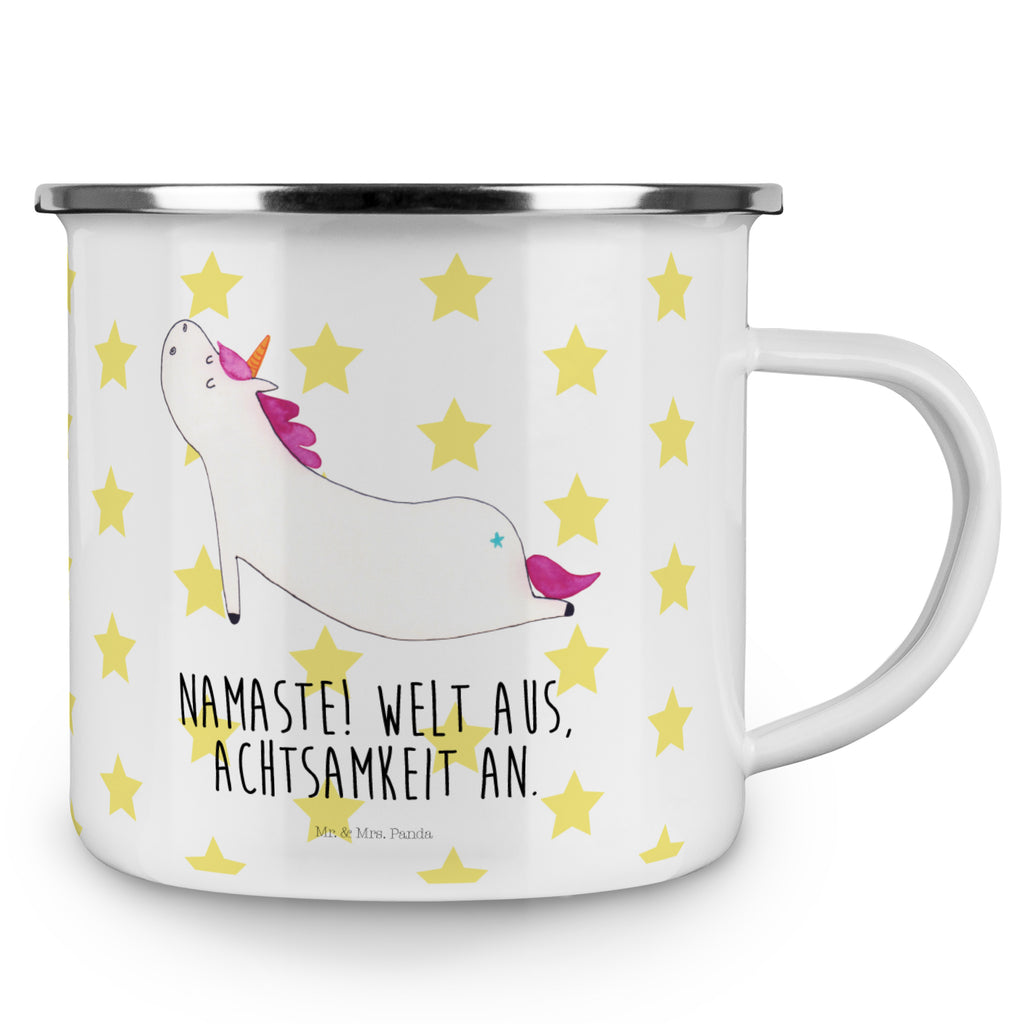 Camping Emaille Tasse Einhorn Yoga Campingtasse, Trinkbecher, Metalltasse, Outdoor Tasse, Emaille Trinkbecher, Blechtasse Outdoor, Emaille Campingbecher, Edelstahl Trinkbecher, Metalltasse für Camping, Kaffee Blechtasse, Camping Tasse Metall, Einhorn, Einhörner, Einhorn Deko, Pegasus, Unicorn, Yoga, Namaste, Achtsamkeit, Entspannung, Joga, Yogamatte, Sport, lustig, witzig, süß