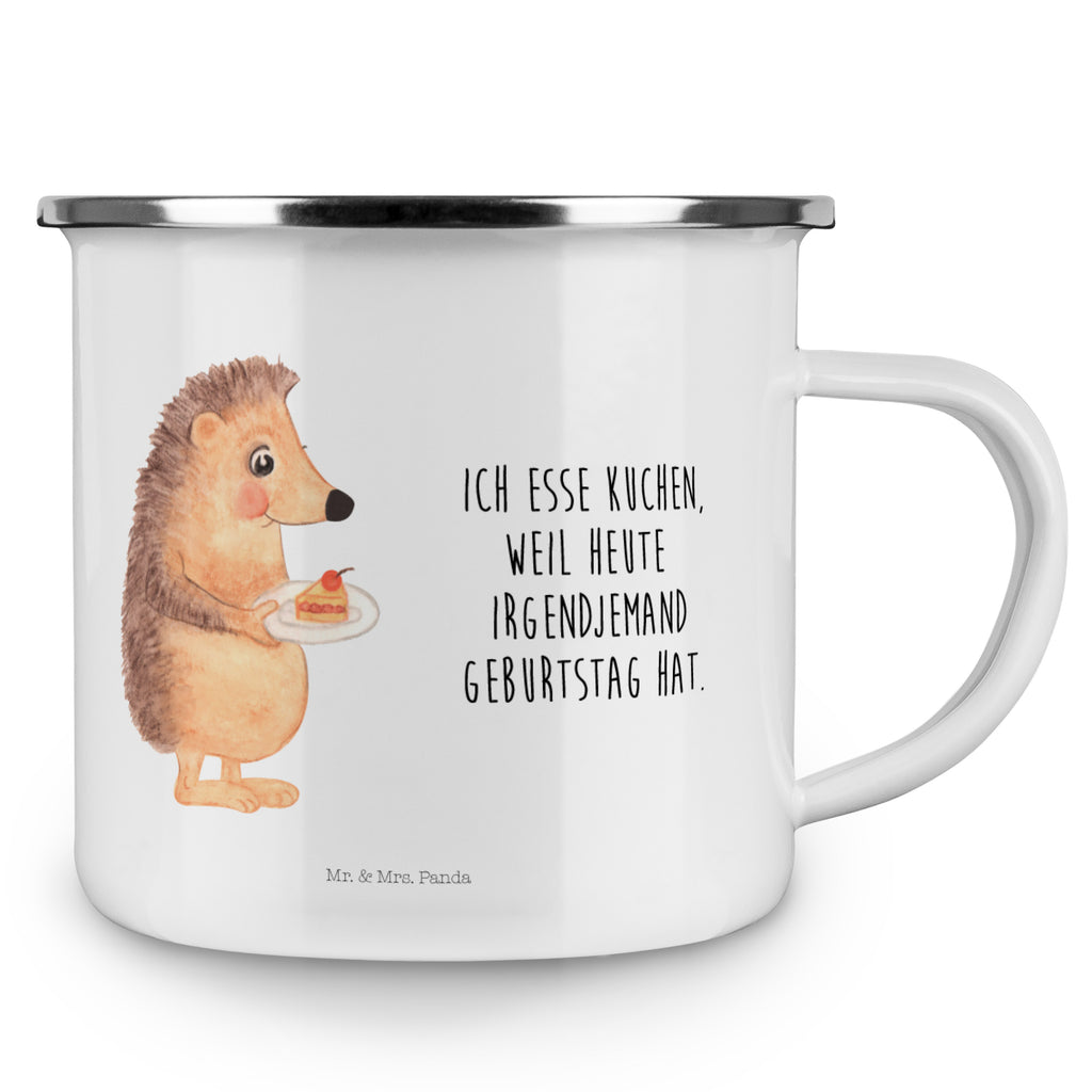 Camping Emaille Tasse Igel mit Kuchenstück Campingtasse, Trinkbecher, Metalltasse, Outdoor Tasse, Emaille Trinkbecher, Blechtasse Outdoor, Emaille Campingbecher, Edelstahl Trinkbecher, Metalltasse für Camping, Kaffee Blechtasse, Camping Tasse Metall, Tiermotive, Gute Laune, lustige Sprüche, Tiere, Igel, Essen Spruch, Kuchen, Backen Geschenk, Kuchen backen, Einladung Party, Geburtstagskuchen, Torte