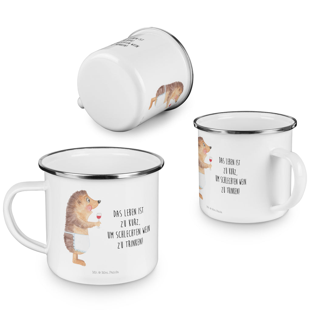Camping Emaille Tasse Igel mit Wein Campingtasse, Trinkbecher, Metalltasse, Outdoor Tasse, Emaille Trinkbecher, Blechtasse Outdoor, Emaille Campingbecher, Edelstahl Trinkbecher, Metalltasse für Camping, Kaffee Blechtasse, Camping Tasse Metall, Tiermotive, Gute Laune, lustige Sprüche, Tiere, Wein Spruch, Igel, Geschenk Weintrinker, Geschenk Weinliebhaber, Wein Deko, Weinglas, Rotwein, Weißwein, Wein trinken