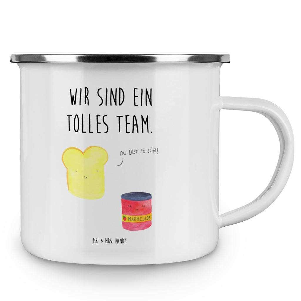 Camping Emaille Tasse Toast & Marmelade Campingtasse, Trinkbecher, Metalltasse, Outdoor Tasse, Emaille Trinkbecher, Blechtasse Outdoor, Emaille Campingbecher, Edelstahl Trinkbecher, Metalltasse für Camping, Kaffee Blechtasse, Camping Tasse Metall, Tiermotive, Gute Laune, lustige Sprüche, Tiere, Toast, Marmelade, Dreamteam, süße Postkarte, süß, Küche Deko, Küche Spruch, Frühstück Einladung, Brot, Toastbrot