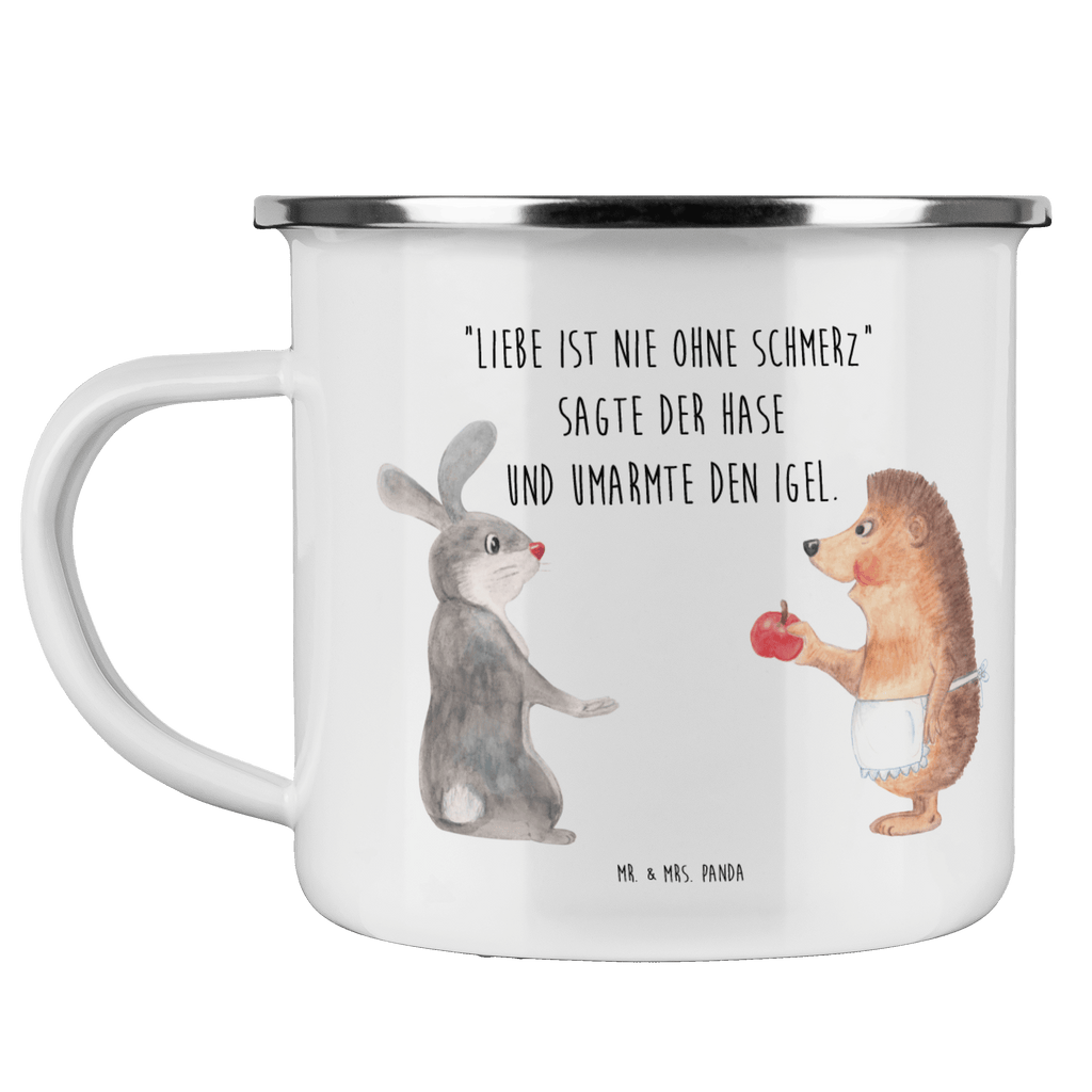Camping Emaille Tasse Liebe ist nie ohne Schmerz Campingtasse, Trinkbecher, Metalltasse, Outdoor Tasse, Emaille Trinkbecher, Blechtasse Outdoor, Emaille Campingbecher, Edelstahl Trinkbecher, Metalltasse für Camping, Kaffee Blechtasse, Camping Tasse Metall, Tiermotive, Gute Laune, lustige Sprüche, Tiere, Igel und Hase, Igel, Hase, Liebe Spruch, Liebeskummer Geschenk, Herzschmerz, Trösten, Trennungsschmerz, Spruch romantisch
