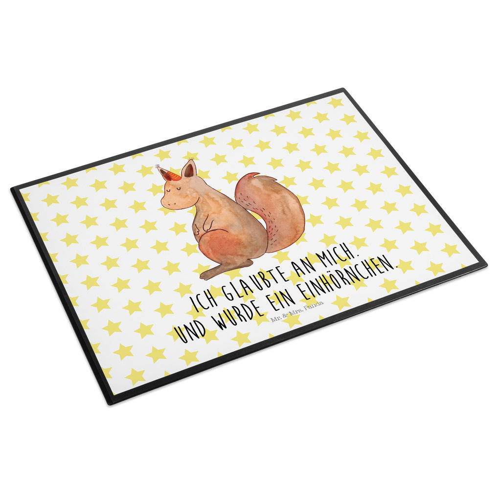 Schreibtischunterlage Einhörnchen Glaube Schreibunterlage, Schreibtischauflage, Bürobedarf, Büroartikel, Schreibwaren, Schreibtisch Unterlagen, Schreibtischunterlage Groß, Einhorn, Einhörner, Einhorn Deko, Pegasus, Unicorn, Einhörnchen, Eichhörnchen, Eichhorn