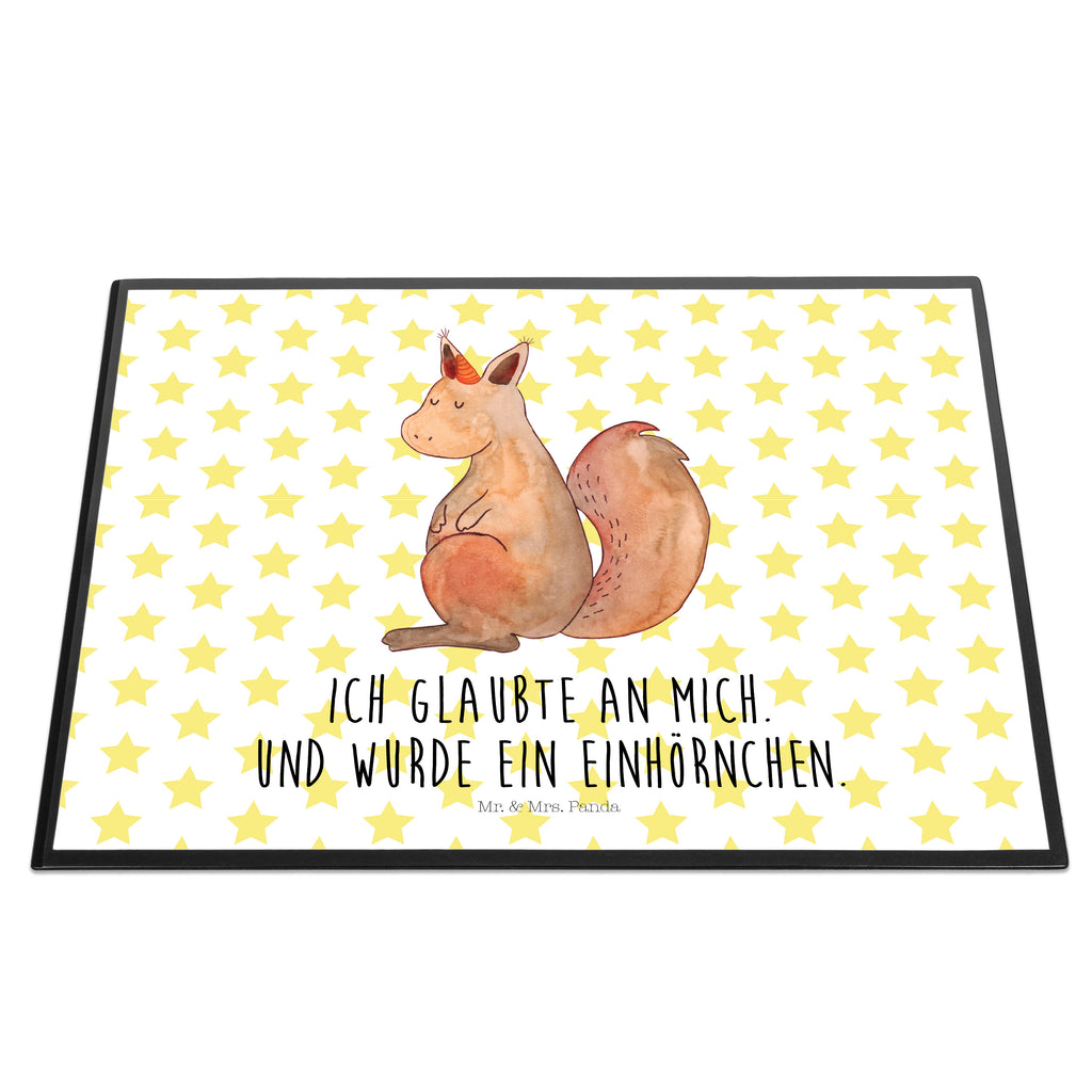Schreibtischunterlage Einhörnchen Glaube Schreibunterlage, Schreibtischauflage, Bürobedarf, Büroartikel, Schreibwaren, Schreibtisch Unterlagen, Schreibtischunterlage Groß, Einhorn, Einhörner, Einhorn Deko, Pegasus, Unicorn, Einhörnchen, Eichhörnchen, Eichhorn