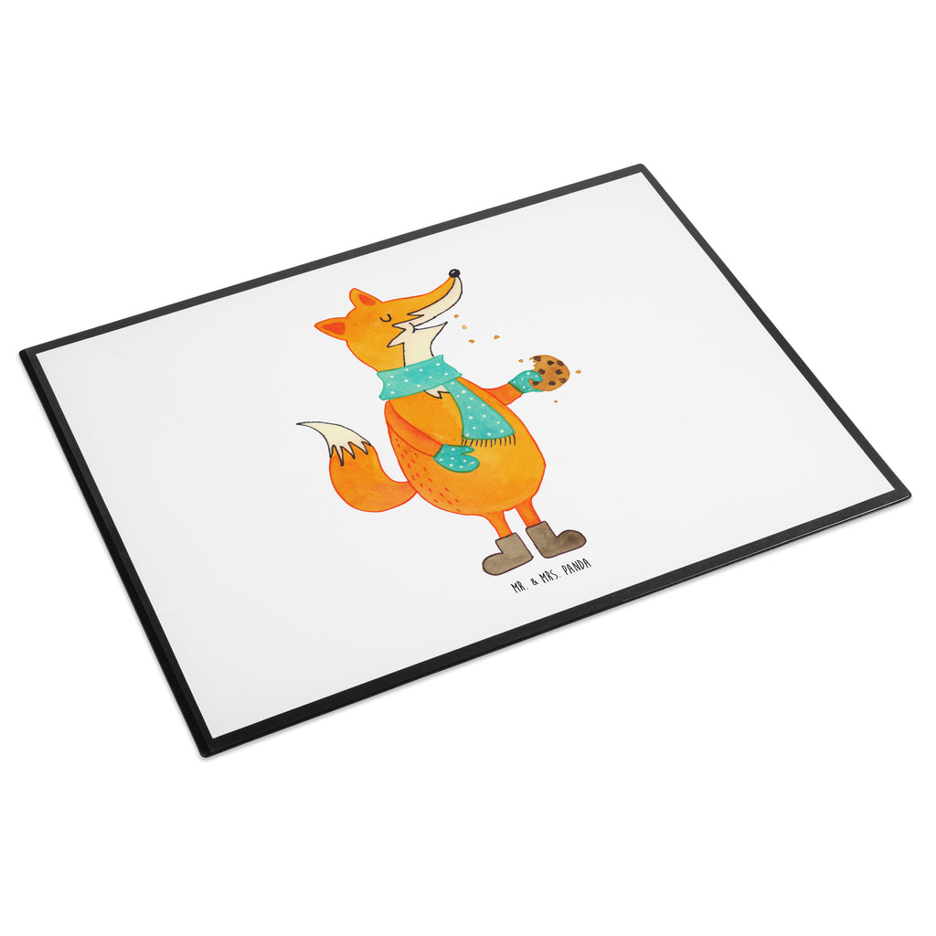 Schreibtischunterlage Fuchs Keks Schreibunterlage, Schreibtischauflage, Bürobedarf, Büroartikel, Schreibwaren, Schreibtisch Unterlagen, Schreibtischunterlage Groß, Fuchs, Füchse, Backen Spruch, Kekse, Winter, Weihnachtszeit, Plätzchen, Liebe, Küche Deko