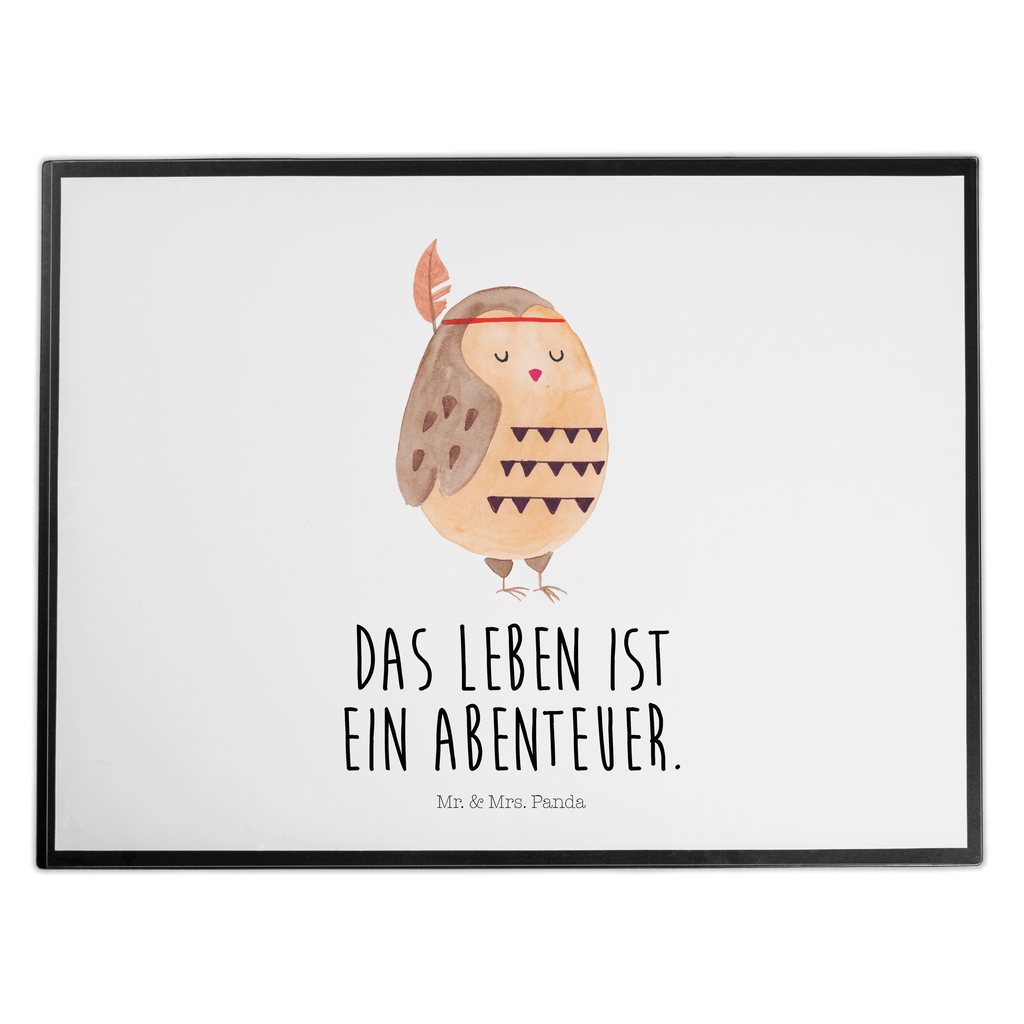 Schreibtischunterlage Eule Federschmuck Schreibunterlage, Schreibtischauflage, Bürobedarf, Büroartikel, Schreibwaren, Schreibtisch Unterlagen, Schreibtischunterlage Groß, Eule, Eule Deko, Owl, Das Leben ist ein Abenteuer, Reisespruch, Federschmuck, Dekoration