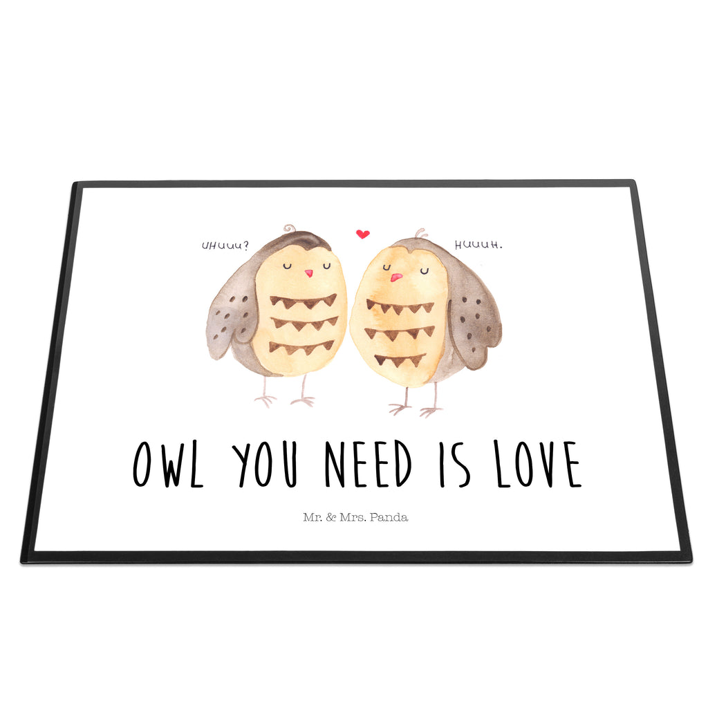 Schreibtischunterlage Eule Liebe Schreibunterlage, Schreibtischauflage, Bürobedarf, Büroartikel, Schreibwaren, Schreibtisch Unterlagen, Schreibtischunterlage Groß, Eule, Eule Deko, Liebe, Hochzeit Spruch, Owl, All you need is love, Liebe Spruch, Freundin Geschenk, Freund, Wortspiel lustig