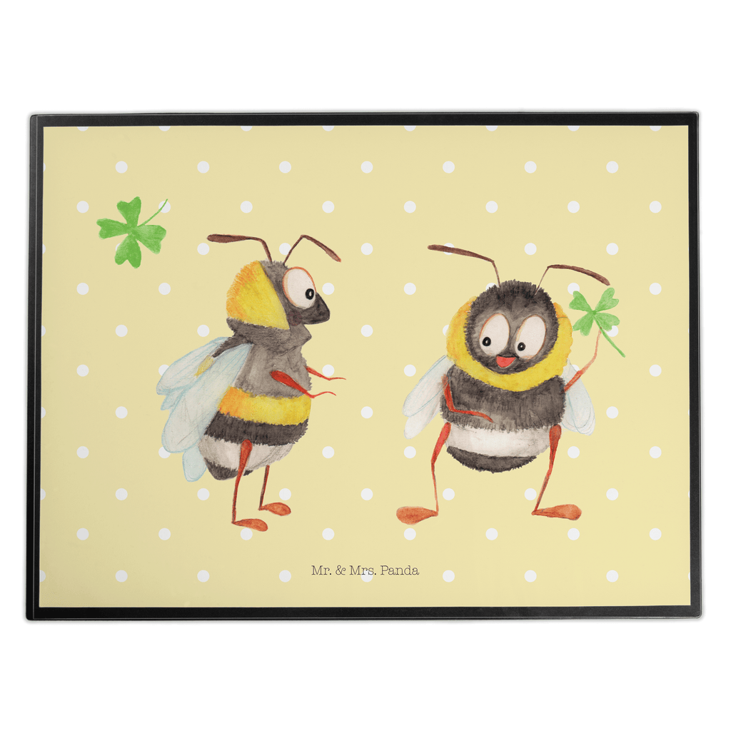 Schreibtischunterlage Hummeln mit Kleeblatt Schreibunterlage, Schreibtischauflage, Bürobedarf, Büroartikel, Schreibwaren, Schreibtisch Unterlagen, Schreibtischunterlage Groß, Tiermotive, Gute Laune, lustige Sprüche, Tiere, Hummel, Biene, Spruch positiv, Biene Deko, Spruch schön, glücklich sein, glücklich werden, Spruch fröhlich