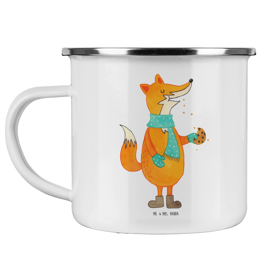 Camping Emaille Tasse Fuchs Keks Campingtasse, Trinkbecher, Metalltasse, Outdoor Tasse, Emaille Trinkbecher, Blechtasse Outdoor, Emaille Campingbecher, Edelstahl Trinkbecher, Metalltasse für Camping, Kaffee Blechtasse, Camping Tasse Metall, Fuchs, Füchse, Backen Spruch, Kekse, Winter, Weihnachtszeit, Plätzchen, Liebe, Küche Deko