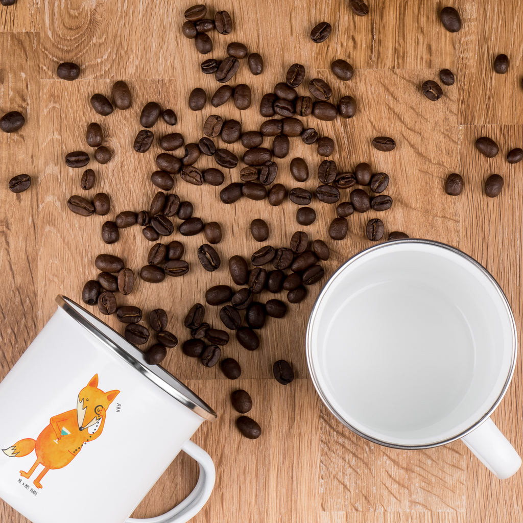 Camping Emaille Tasse Fuchs Lord Campingtasse, Trinkbecher, Metalltasse, Outdoor Tasse, Emaille Trinkbecher, Blechtasse Outdoor, Emaille Campingbecher, Edelstahl Trinkbecher, Metalltasse für Camping, Kaffee Blechtasse, Camping Tasse Metall, Fuchs, Füchse, tröstende Worte, Spruch lustig, Liebeskummer Geschenk, Motivation Spruch, Problemlösung