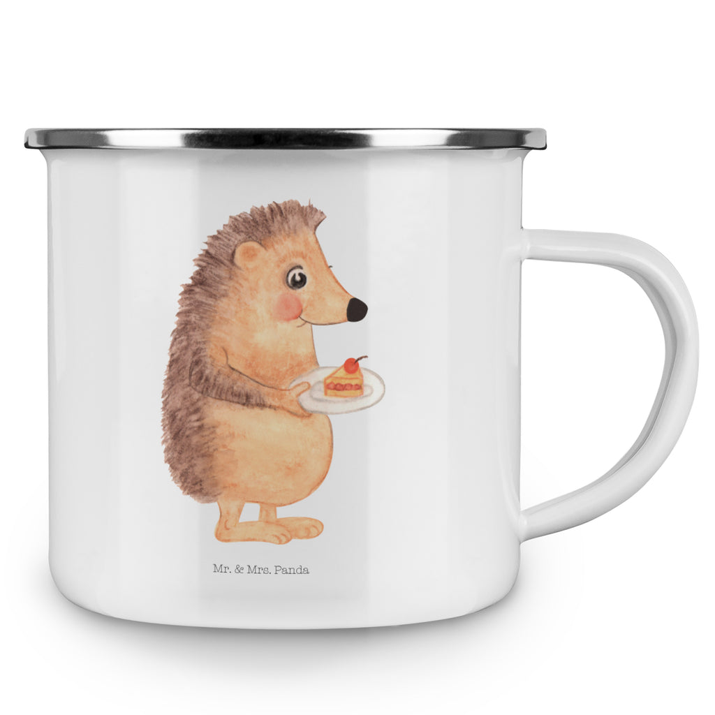 Camping Emaille Tasse Igel mit Kuchenstück Campingtasse, Trinkbecher, Metalltasse, Outdoor Tasse, Emaille Trinkbecher, Blechtasse Outdoor, Emaille Campingbecher, Edelstahl Trinkbecher, Metalltasse für Camping, Kaffee Blechtasse, Camping Tasse Metall, Tiermotive, Gute Laune, lustige Sprüche, Tiere, Igel, Essen Spruch, Kuchen, Backen Geschenk, Kuchen backen, Einladung Party, Geburtstagskuchen, Torte