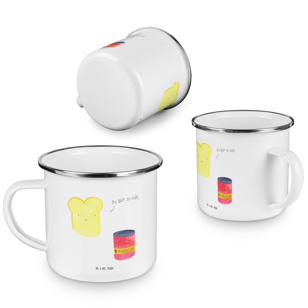 Camping Emaille Tasse Toast & Marmelade Campingtasse, Trinkbecher, Metalltasse, Outdoor Tasse, Emaille Trinkbecher, Blechtasse Outdoor, Emaille Campingbecher, Edelstahl Trinkbecher, Metalltasse für Camping, Kaffee Blechtasse, Camping Tasse Metall, Tiermotive, Gute Laune, lustige Sprüche, Tiere, Toast, Marmelade, Dreamteam, süße Postkarte, süß, Küche Deko, Küche Spruch, Frühstück Einladung, Brot, Toastbrot