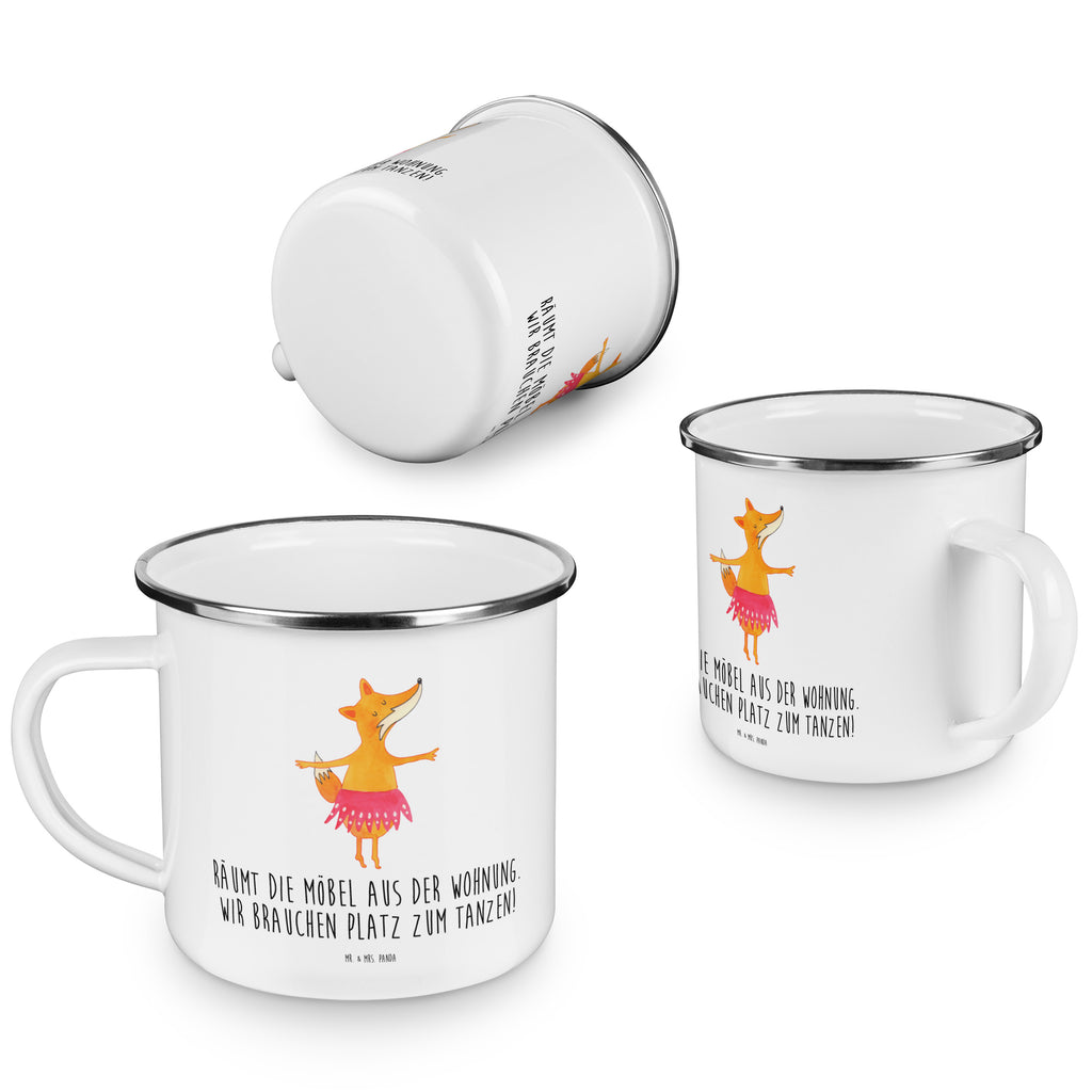 Camping Emaille Tasse Fuchs Ballerina Campingtasse, Trinkbecher, Metalltasse, Outdoor Tasse, Emaille Trinkbecher, Blechtasse Outdoor, Emaille Campingbecher, Edelstahl Trinkbecher, Metalltasse für Camping, Kaffee Blechtasse, Camping Tasse Metall, Fuchs, Fuchs Spruch, Füchse, Füchsin, Ballerina, Ballett, Tänzerin, Tanzen, Party, Einladung, Geburtstag