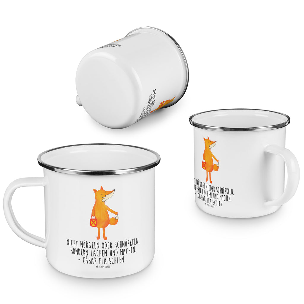 Camping Emaille Tasse Fuchs Laterne Campingtasse, Trinkbecher, Metalltasse, Outdoor Tasse, Emaille Trinkbecher, Blechtasse Outdoor, Emaille Campingbecher, Edelstahl Trinkbecher, Metalltasse für Camping, Kaffee Blechtasse, Camping Tasse Metall, Fuchs, Füchse, Spruch trösten, Liebeskummer Spruch, Laterne, Sankt Martin, Laternenumzug, Aufmuntern, Cäsar Otto Hugo Flaischlen