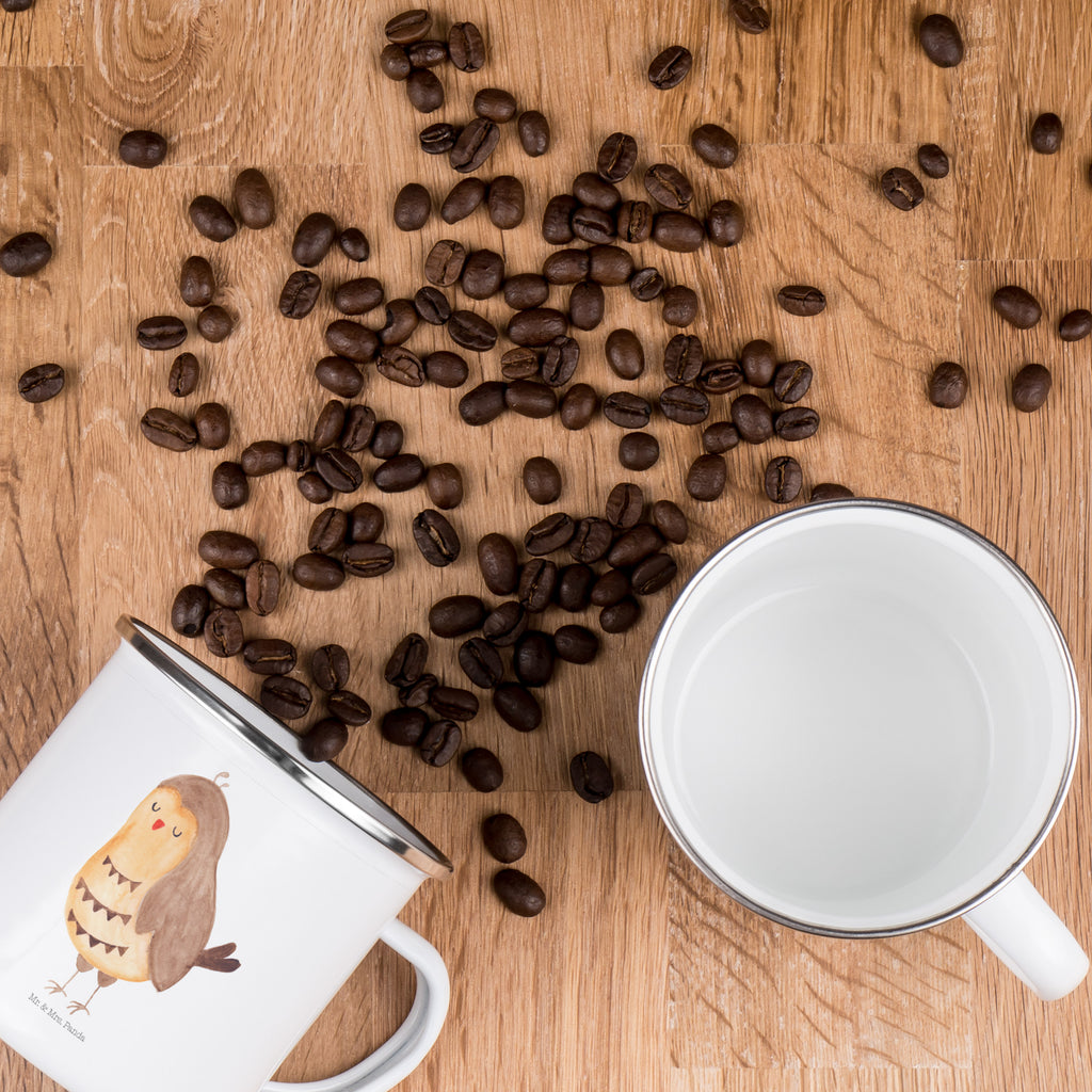 Camping Emaille Tasse Eule Zufrieden Campingtasse, Trinkbecher, Metalltasse, Outdoor Tasse, Emaille Trinkbecher, Blechtasse Outdoor, Emaille Campingbecher, Edelstahl Trinkbecher, Metalltasse für Camping, Kaffee Blechtasse, Camping Tasse Metall, Eule, Eule Spruch, Eule deko, Owl, Liebe Spruch, Romantisch, Wortspiel lustig, Spruch schön, Geschenk Hochzeitstag