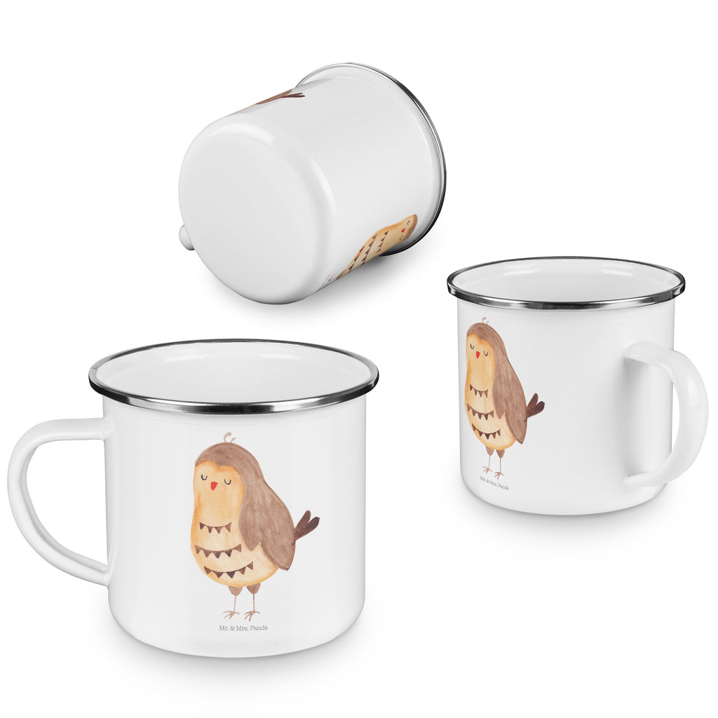Camping Emaille Tasse Eule Zufrieden Campingtasse, Trinkbecher, Metalltasse, Outdoor Tasse, Emaille Trinkbecher, Blechtasse Outdoor, Emaille Campingbecher, Edelstahl Trinkbecher, Metalltasse für Camping, Kaffee Blechtasse, Camping Tasse Metall, Eule, Eule Spruch, Eule deko, Owl, Liebe Spruch, Romantisch, Wortspiel lustig, Spruch schön, Geschenk Hochzeitstag