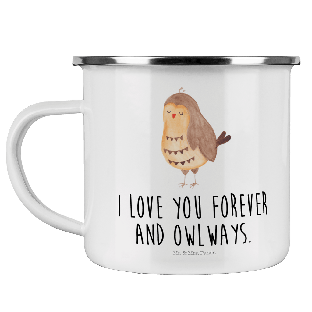 Camping Emaille Tasse Eule Zufrieden Campingtasse, Trinkbecher, Metalltasse, Outdoor Tasse, Emaille Trinkbecher, Blechtasse Outdoor, Emaille Campingbecher, Edelstahl Trinkbecher, Metalltasse für Camping, Kaffee Blechtasse, Camping Tasse Metall, Eule, Eule Spruch, Eule deko, Owl, Liebe Spruch, Romantisch, Wortspiel lustig, Spruch schön, Geschenk Hochzeitstag