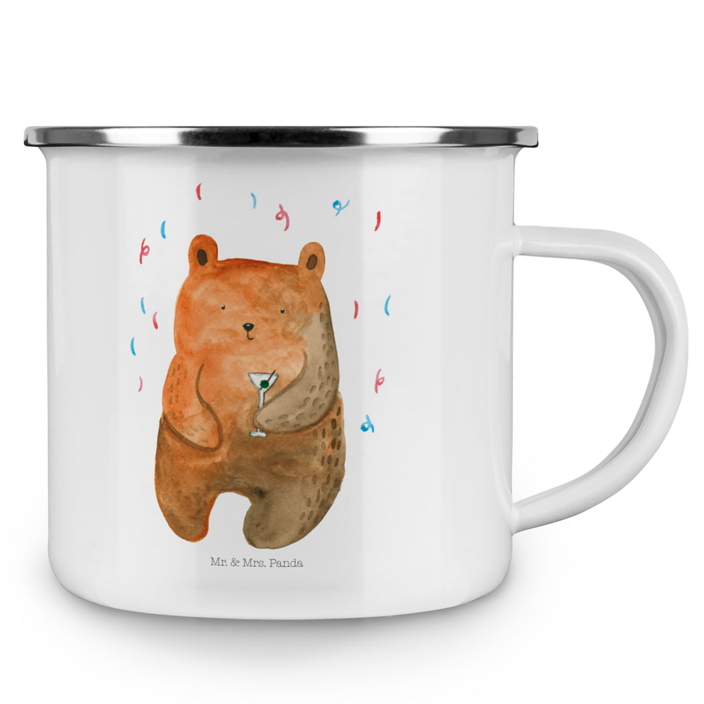 Camping Emaille Tasse Bär Party Campingtasse, Trinkbecher, Metalltasse, Outdoor Tasse, Emaille Trinkbecher, Blechtasse Outdoor, Emaille Campingbecher, Edelstahl Trinkbecher, Metalltasse für Camping, Kaffee Blechtasse, Camping Tasse Metall, Bär, Teddy, Teddybär, Geburtstag, Geburtstagsgeschenk, Geschenk, Party, Feiern, Abfeiern, Mitbringsel, Gute Laune, Lustig