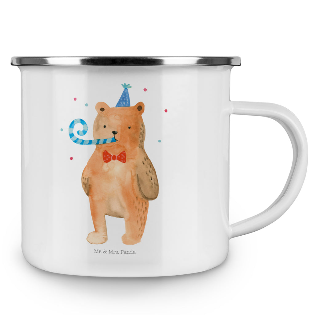 Camping Emaille Tasse Birthday Bär Campingtasse, Trinkbecher, Metalltasse, Outdoor Tasse, Emaille Trinkbecher, Blechtasse Outdoor, Emaille Campingbecher, Edelstahl Trinkbecher, Metalltasse für Camping, Kaffee Blechtasse, Camping Tasse Metall, Bär, Teddy, Teddybär, Happy Birthday, Alles Gute, Glückwunsch, Geburtstag