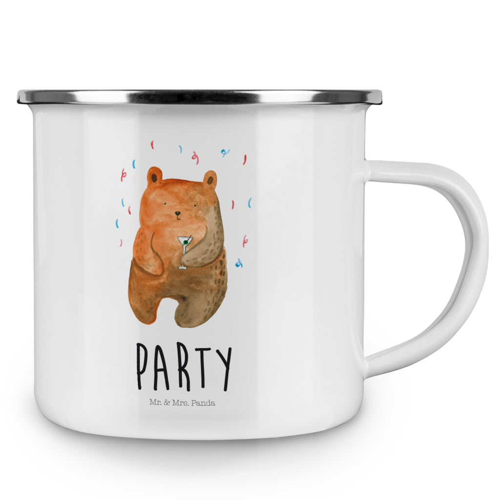 Camping Emaille Tasse Bär Party Campingtasse, Trinkbecher, Metalltasse, Outdoor Tasse, Emaille Trinkbecher, Blechtasse Outdoor, Emaille Campingbecher, Edelstahl Trinkbecher, Metalltasse für Camping, Kaffee Blechtasse, Camping Tasse Metall, Bär, Teddy, Teddybär, Geburtstag, Geburtstagsgeschenk, Geschenk, Party, Feiern, Abfeiern, Mitbringsel, Gute Laune, Lustig
