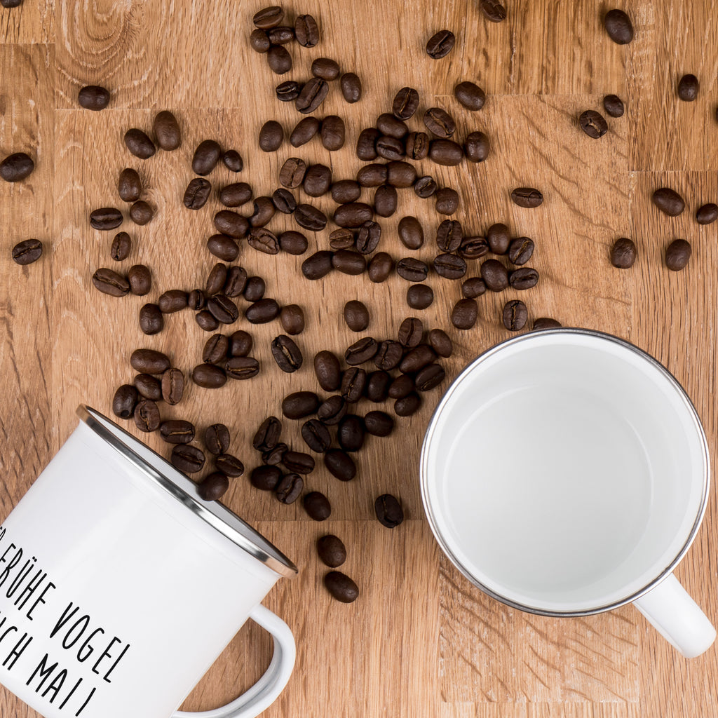 Camping Emaille Tasse Faultier Vogel zeigen Campingtasse, Trinkbecher, Metalltasse, Outdoor Tasse, Emaille Trinkbecher, Blechtasse Outdoor, Emaille Campingbecher, Edelstahl Trinkbecher, Metalltasse für Camping, Kaffee Blechtasse, Camping Tasse Metall, Faultier, Faultier Geschenk, Faultier Deko, Faultiere, faul, Lieblingstier, Spinner, früher Vogel, der frühe Vogel, Frühaufsteher, Morgenmuffel, Vogel, Faultierwelt