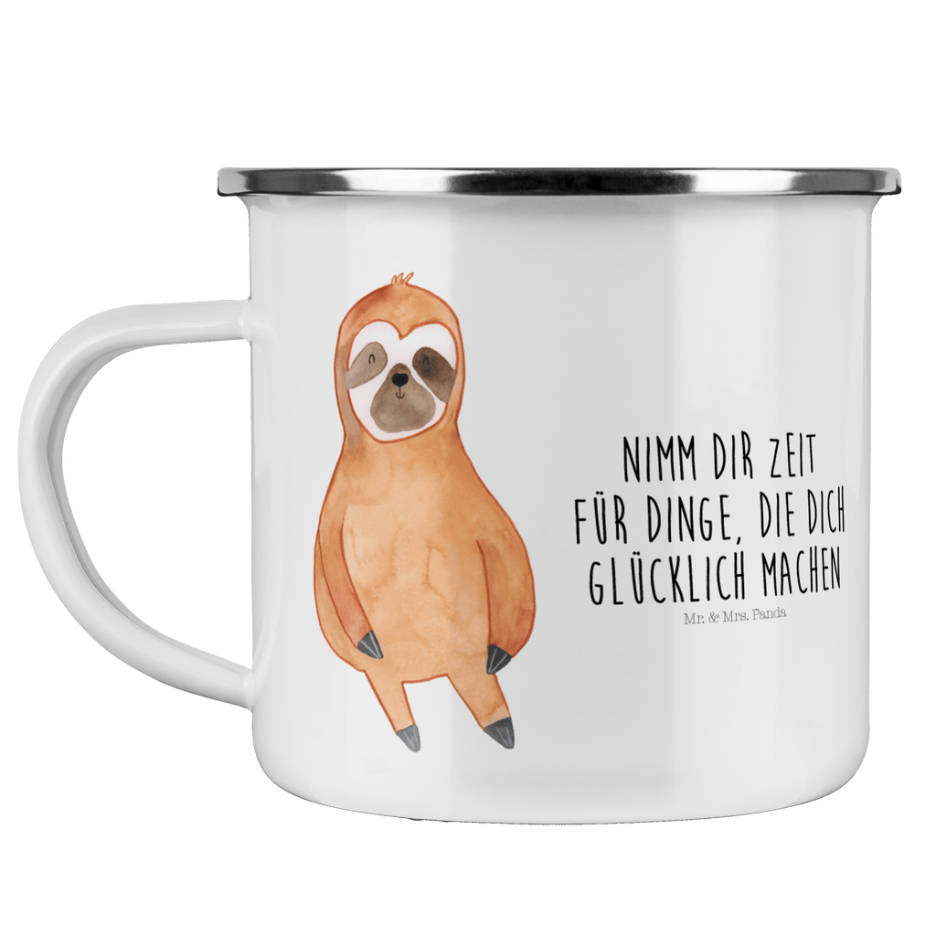 Camping Emaille Tasse Faultier Zufrieden Campingtasse, Trinkbecher, Metalltasse, Outdoor Tasse, Emaille Trinkbecher, Blechtasse Outdoor, Emaille Campingbecher, Edelstahl Trinkbecher, Metalltasse für Camping, Kaffee Blechtasse, Camping Tasse Metall, Faultier, Faultier Geschenk, Faultier Deko, Faultiere, faul, Lieblingstier, Pause, relaxen, Glück, glücklich, zufrieden, happy, Zufriedenheit, Gelassenheit, Ruhe, Frieden