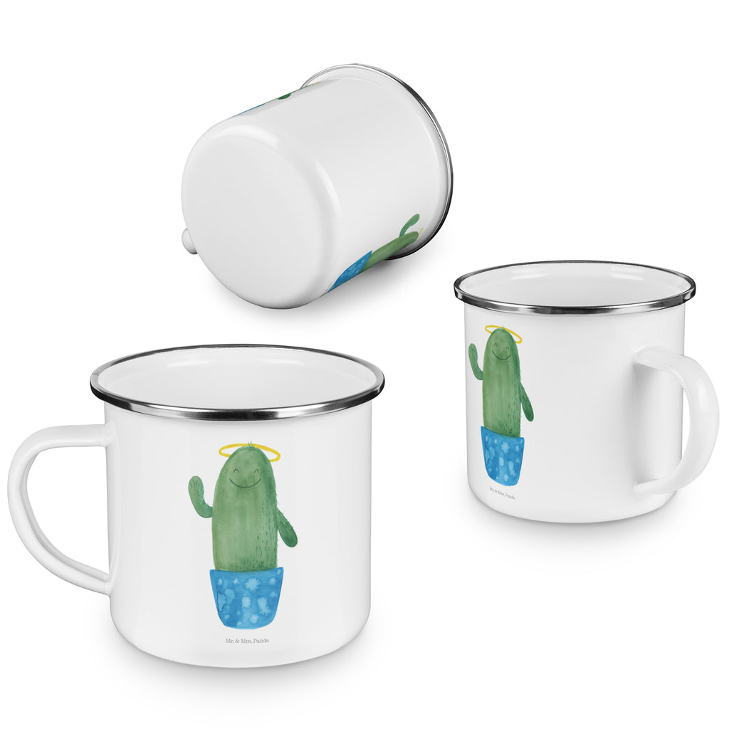 Camping Emaille Tasse Kaktus Heilig Campingtasse, Trinkbecher, Metalltasse, Outdoor Tasse, Emaille Trinkbecher, Blechtasse Outdoor, Emaille Campingbecher, Edelstahl Trinkbecher, Metalltasse für Camping, Kaffee Blechtasse, Camping Tasse Metall, Kaktus, Kakteen, frech, lustig, Kind, Eltern, Familie, Bruder, Schwester, Schwestern, Freundin, Heiligenschein