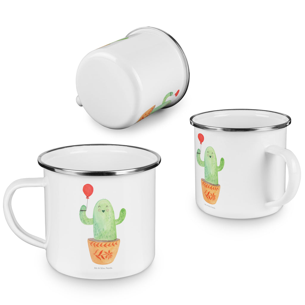 Camping Emaille Tasse Kaktus Luftballon Campingtasse, Trinkbecher, Metalltasse, Outdoor Tasse, Emaille Trinkbecher, Blechtasse Outdoor, Emaille Campingbecher, Edelstahl Trinkbecher, Metalltasse für Camping, Kaffee Blechtasse, Camping Tasse Metall, Kaktus, Kakteen, Luftballon, Neustart, Freude, Büro, Stress, Büroalltag, Freundin, Freund, Ausbildung, Prüfung
