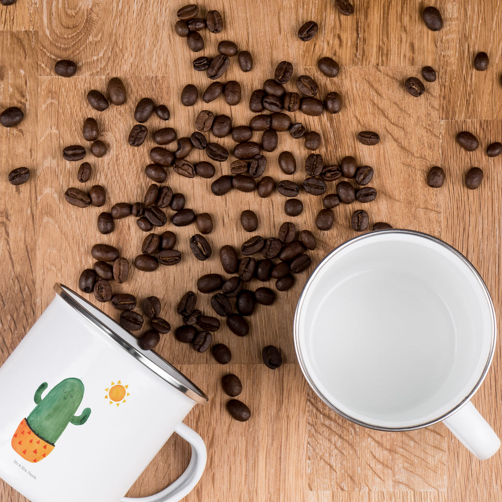 Camping Emaille Tasse Kaktus Sonnenanbeter Campingtasse, Trinkbecher, Metalltasse, Outdoor Tasse, Emaille Trinkbecher, Blechtasse Outdoor, Emaille Campingbecher, Edelstahl Trinkbecher, Metalltasse für Camping, Kaffee Blechtasse, Camping Tasse Metall, Kaktus, Kakteen, Liebe Kaktusliebe, Sonne, Sonnenschein, Glück, glücklich, Motivation, Neustart, Trennung, Ehebruch, Scheidung, Freundin, Liebeskummer, Liebeskummer Geschenk, Geschenkidee
