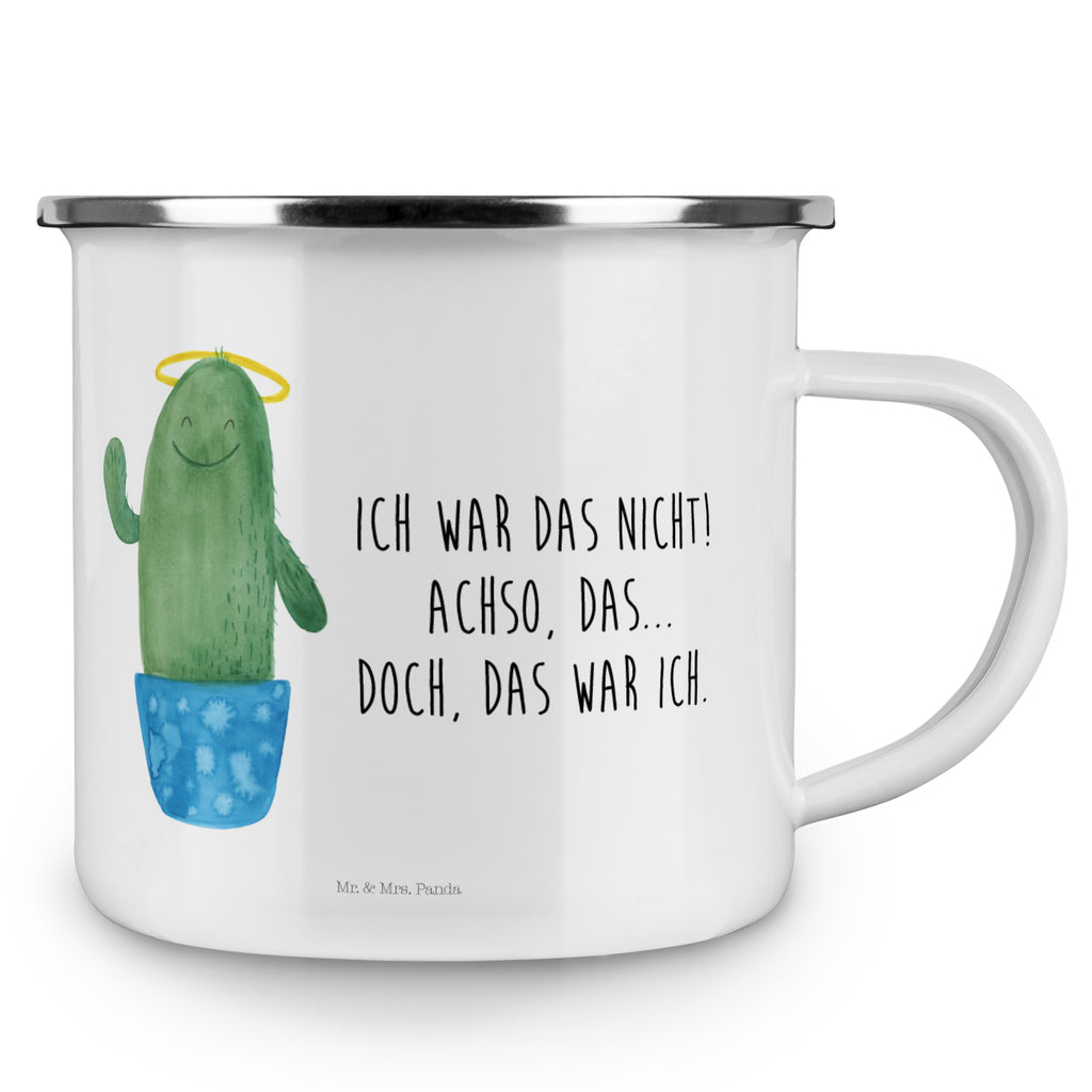 Camping Emaille Tasse Kaktus Heilig Campingtasse, Trinkbecher, Metalltasse, Outdoor Tasse, Emaille Trinkbecher, Blechtasse Outdoor, Emaille Campingbecher, Edelstahl Trinkbecher, Metalltasse für Camping, Kaffee Blechtasse, Camping Tasse Metall, Kaktus, Kakteen, frech, lustig, Kind, Eltern, Familie, Bruder, Schwester, Schwestern, Freundin, Heiligenschein