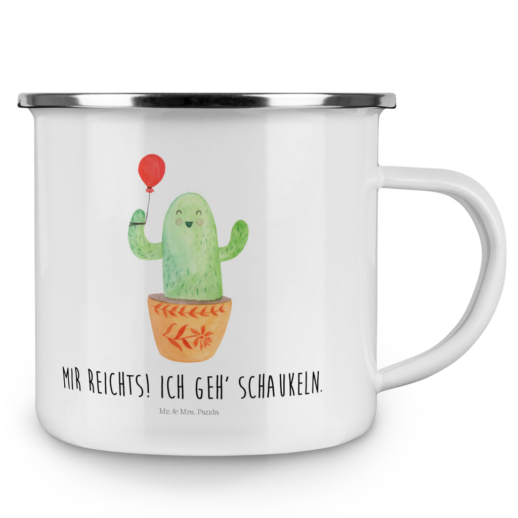 Camping Emaille Tasse Kaktus Luftballon Campingtasse, Trinkbecher, Metalltasse, Outdoor Tasse, Emaille Trinkbecher, Blechtasse Outdoor, Emaille Campingbecher, Edelstahl Trinkbecher, Metalltasse für Camping, Kaffee Blechtasse, Camping Tasse Metall, Kaktus, Kakteen, Luftballon, Neustart, Freude, Büro, Stress, Büroalltag, Freundin, Freund, Ausbildung, Prüfung