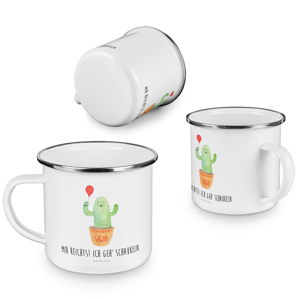 Camping Emaille Tasse Kaktus Luftballon Campingtasse, Trinkbecher, Metalltasse, Outdoor Tasse, Emaille Trinkbecher, Blechtasse Outdoor, Emaille Campingbecher, Edelstahl Trinkbecher, Metalltasse für Camping, Kaffee Blechtasse, Camping Tasse Metall, Kaktus, Kakteen, Luftballon, Neustart, Freude, Büro, Stress, Büroalltag, Freundin, Freund, Ausbildung, Prüfung