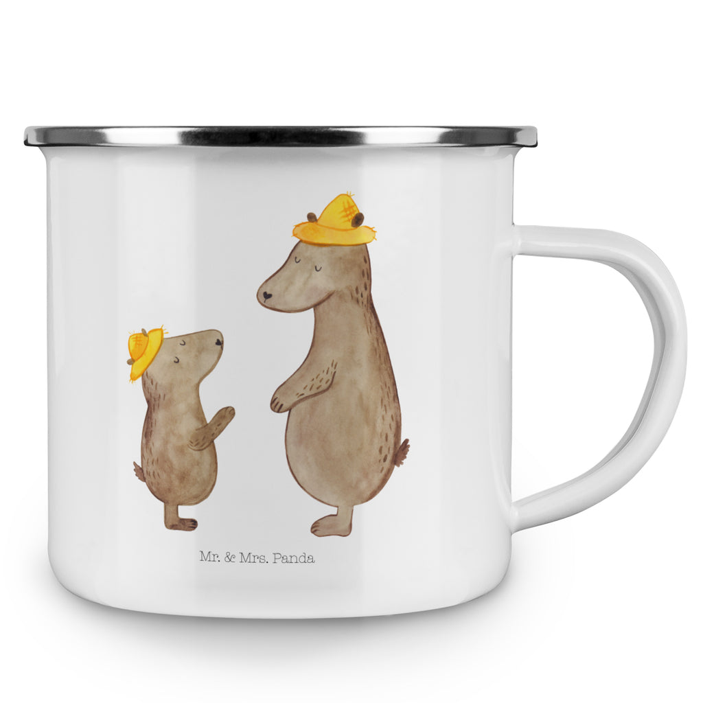 Camping Emaille Tasse Bären mit Hut Campingtasse, Trinkbecher, Metalltasse, Outdoor Tasse, Emaille Trinkbecher, Blechtasse Outdoor, Emaille Campingbecher, Edelstahl Trinkbecher, Metalltasse für Camping, Kaffee Blechtasse, Camping Tasse Metall, Familie, Vatertag, Muttertag, Bruder, Schwester, Mama, Papa, Oma, Opa, Bär, Bären, Vater, Papi, Paps, Dad, Daddy, Lieblingsmensch, Sohn, Söhne, Kind, Kinder, Vater-Sohn, Family, Vorbild