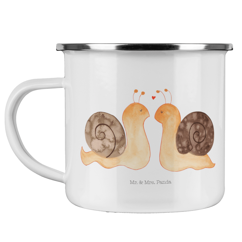 Camping Emaille Tasse Schnecken Liebe Campingtasse, Trinkbecher, Metalltasse, Outdoor Tasse, Emaille Trinkbecher, Blechtasse Outdoor, Emaille Campingbecher, Edelstahl Trinkbecher, Metalltasse für Camping, Kaffee Blechtasse, Camping Tasse Metall, Liebe, Partner, Freund, Freundin, Ehemann, Ehefrau, Heiraten, Verlobung, Heiratsantrag, Liebesgeschenk, Jahrestag, Hocheitstag