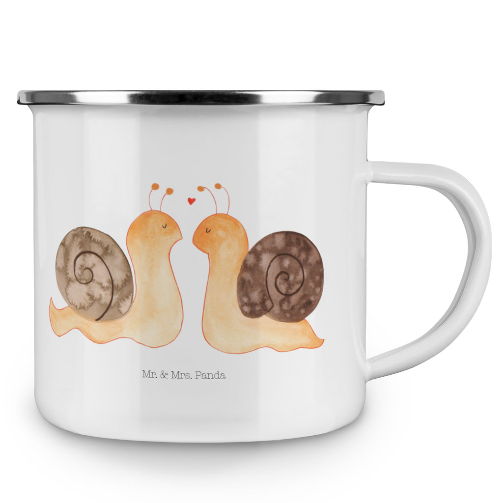 Camping Emaille Tasse Schnecken Liebe Campingtasse, Trinkbecher, Metalltasse, Outdoor Tasse, Emaille Trinkbecher, Blechtasse Outdoor, Emaille Campingbecher, Edelstahl Trinkbecher, Metalltasse für Camping, Kaffee Blechtasse, Camping Tasse Metall, Liebe, Partner, Freund, Freundin, Ehemann, Ehefrau, Heiraten, Verlobung, Heiratsantrag, Liebesgeschenk, Jahrestag, Hocheitstag
